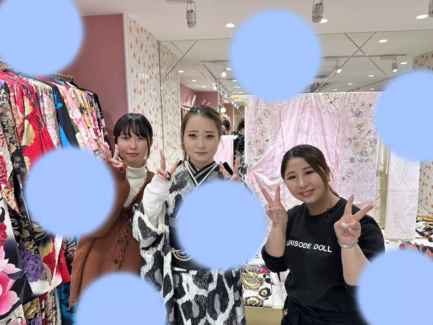 【TAKAZEN姫路店】♡3日 NEWくすみレトロの新作ヒョウ柄モノトーン振袖が可愛い神河町の振袖レンタル姫ちゃん♡