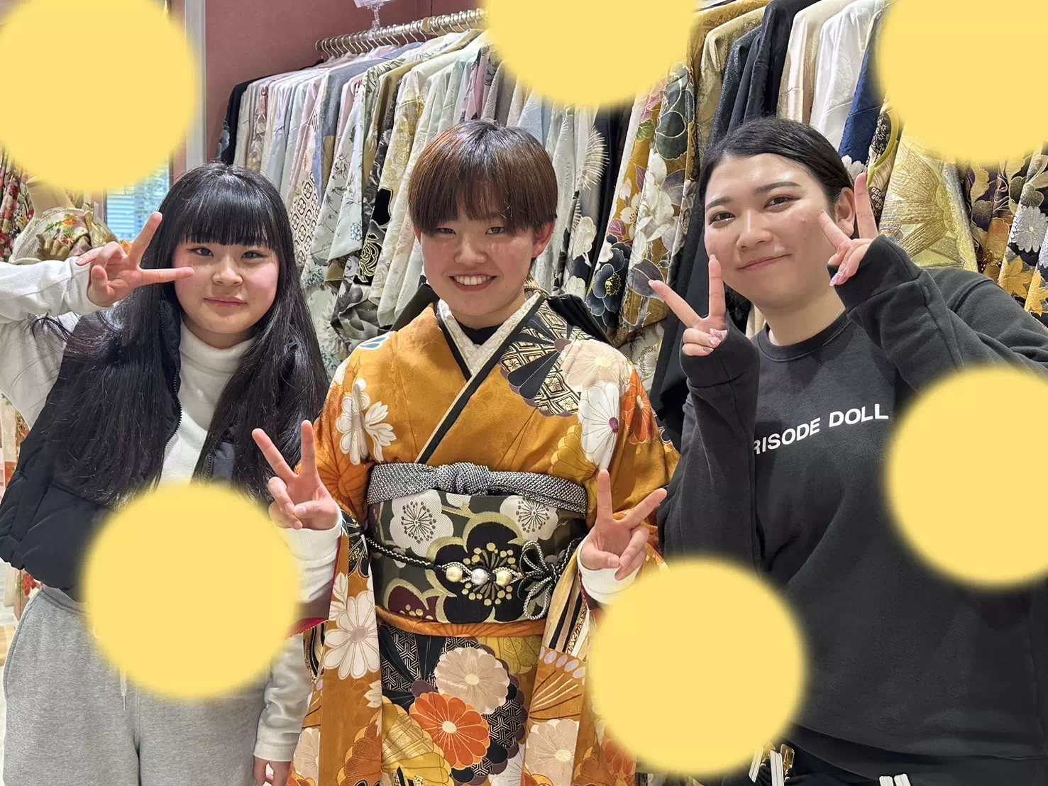【TAKAZEN姫路店】♡18日 からし色のレトロ×古典柄がとっても可愛い高砂市の振袖レンタルに姫ちゃん♡