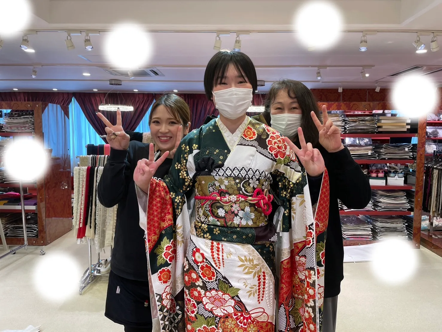 成人式 振袖レンタル 古典 梅田