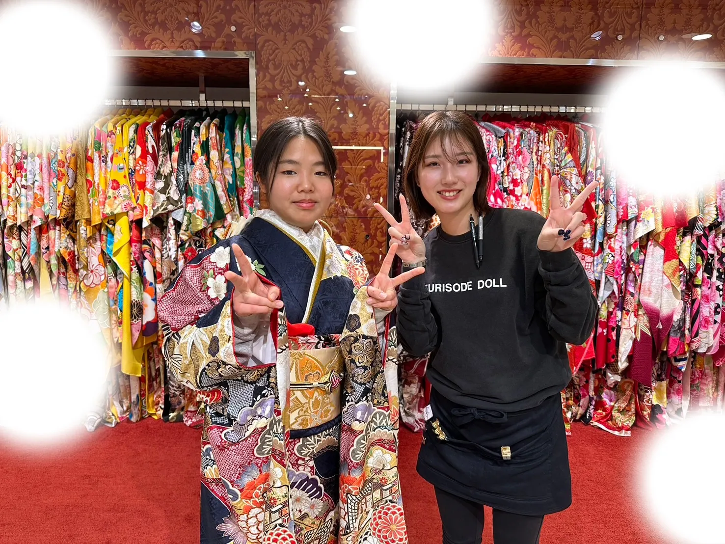 袴レンタル 振袖レンタル くすみ キラキラ かわいい 梅田 大阪 安い イマドキ 古典 くすみカラー 前撮り ヴィンテージ 渋い