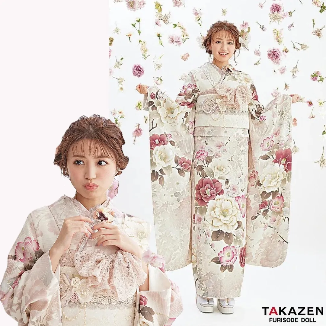 振袖レンタル 奈良 橿原 かわいい おしゃれ 個性派 かわいい かっこいい くすみ イマドキ 花音ちゃん