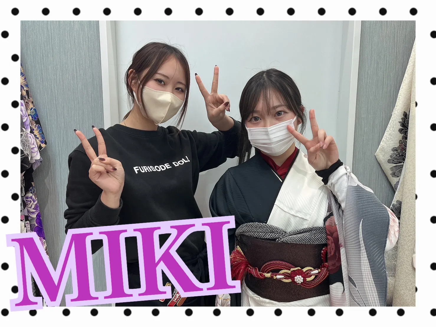 【TAKAZEN橿原店】2日♡2025年成人のツートンカラーが大人可愛いヴィンテージお振袖姫ちゃん♡