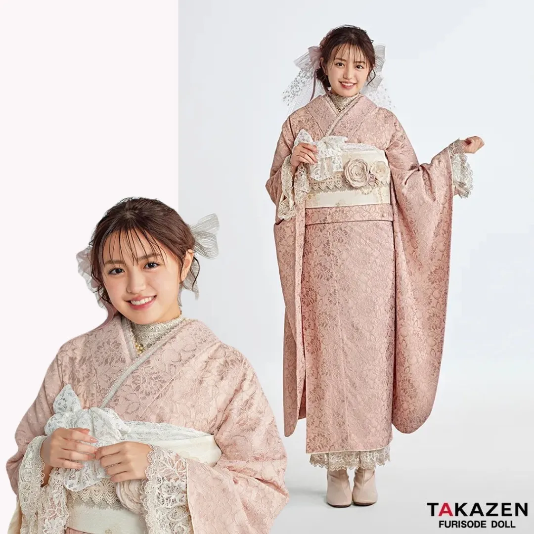 振袖レンタル 奈良 橿原 かわいい おしゃれ 個性派 かわいい かっこいい くすみ イマドキ 花音ちゃん