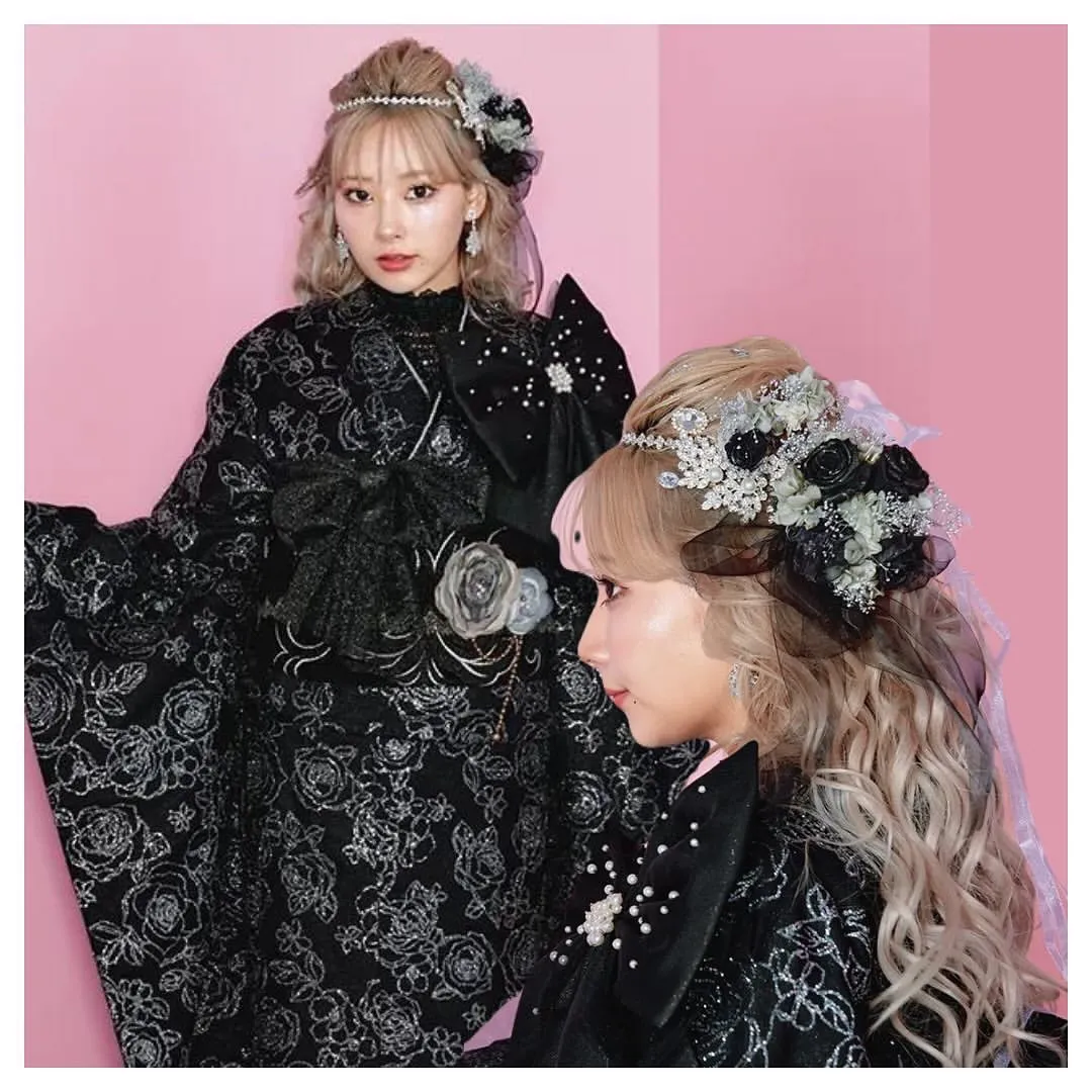 振袖レンタル 奈良 橿原 かわいい おしゃれ 個性派 かわいい かっこいい くすみ イマドキ