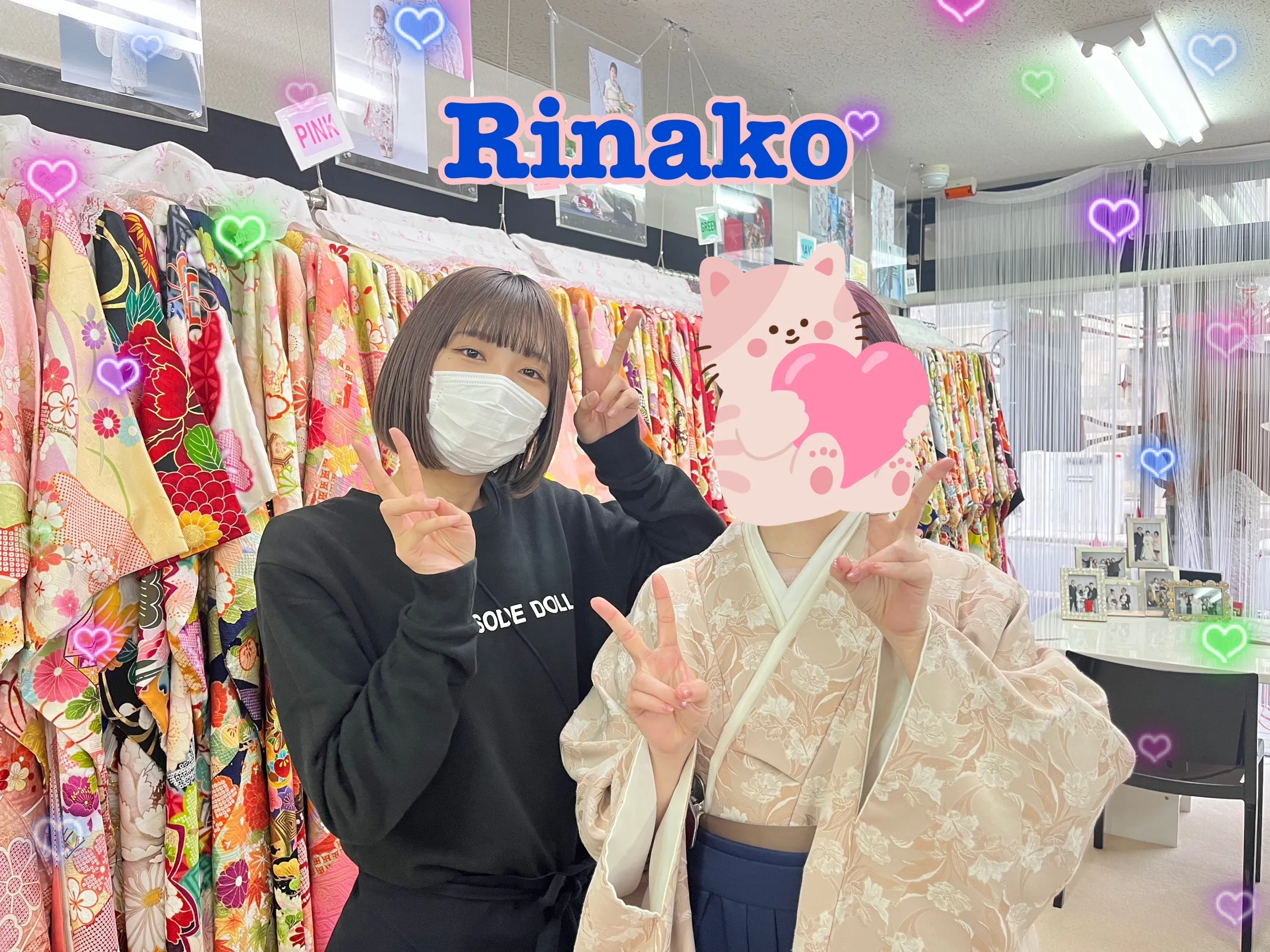 袴 レンタル 奈良 くすみカラーガーリー くすみベージュ 淡色 かわいい