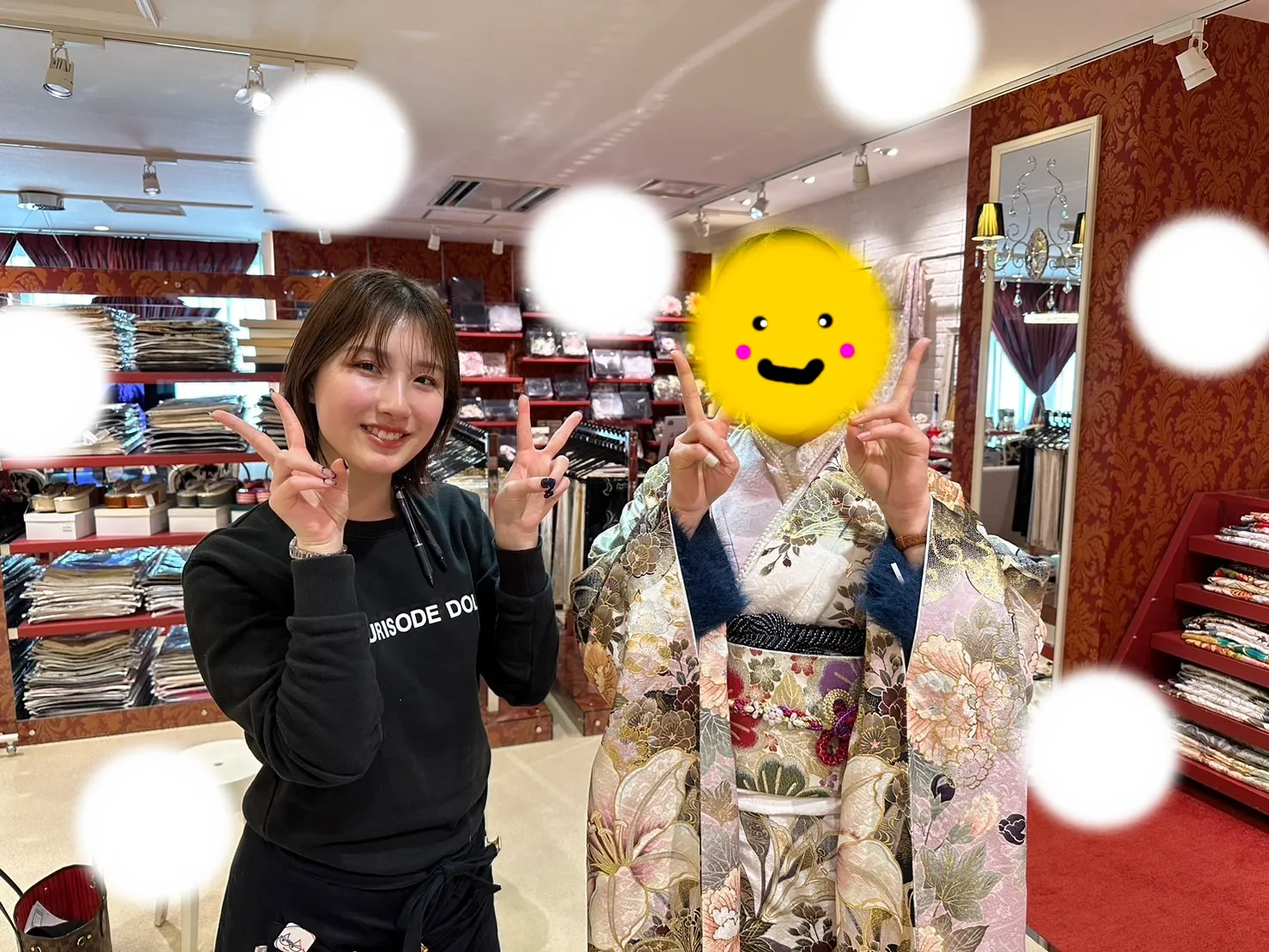 振袖レンタル 安い ピンク 黒