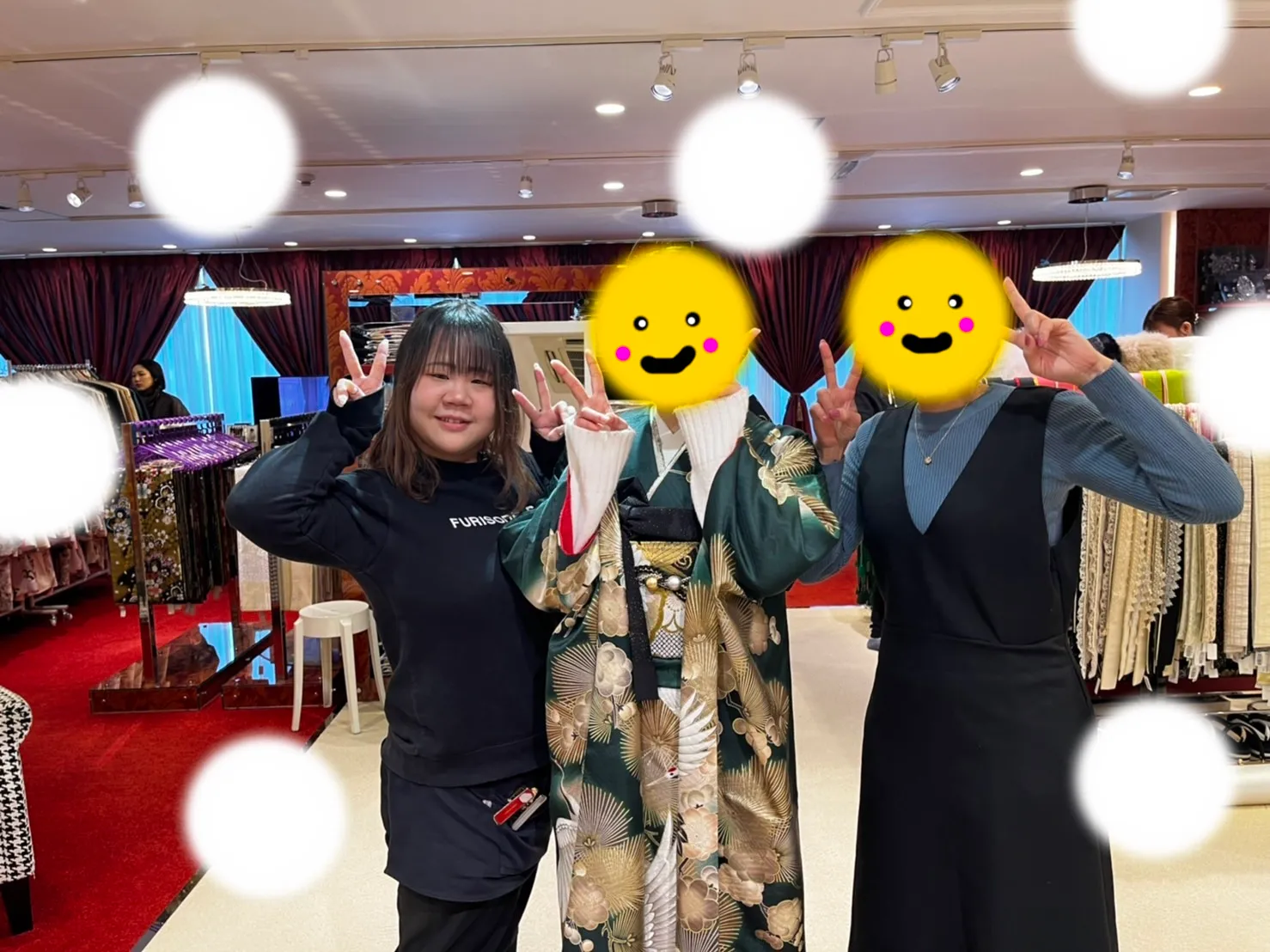 振袖 安い 写真プラン 古典 緑