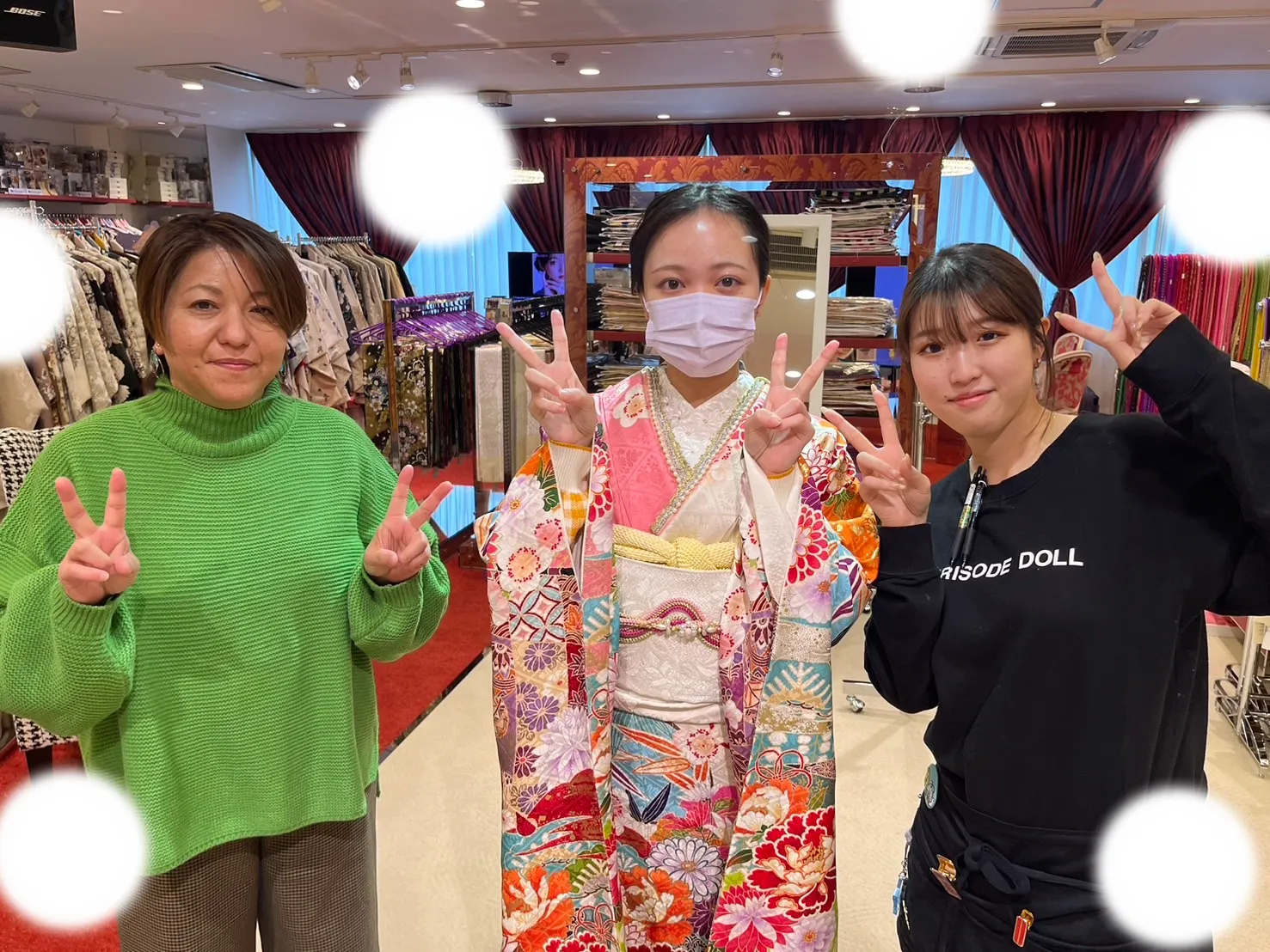 振袖レンタル 安い ピンク 古典
