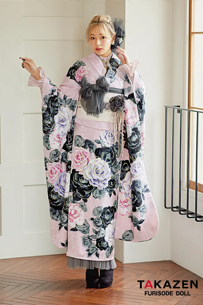振袖レンタル 奈良 橿原 かわいい おしゃれ 個性派 かわいい かっこいい くすみ イマドキ