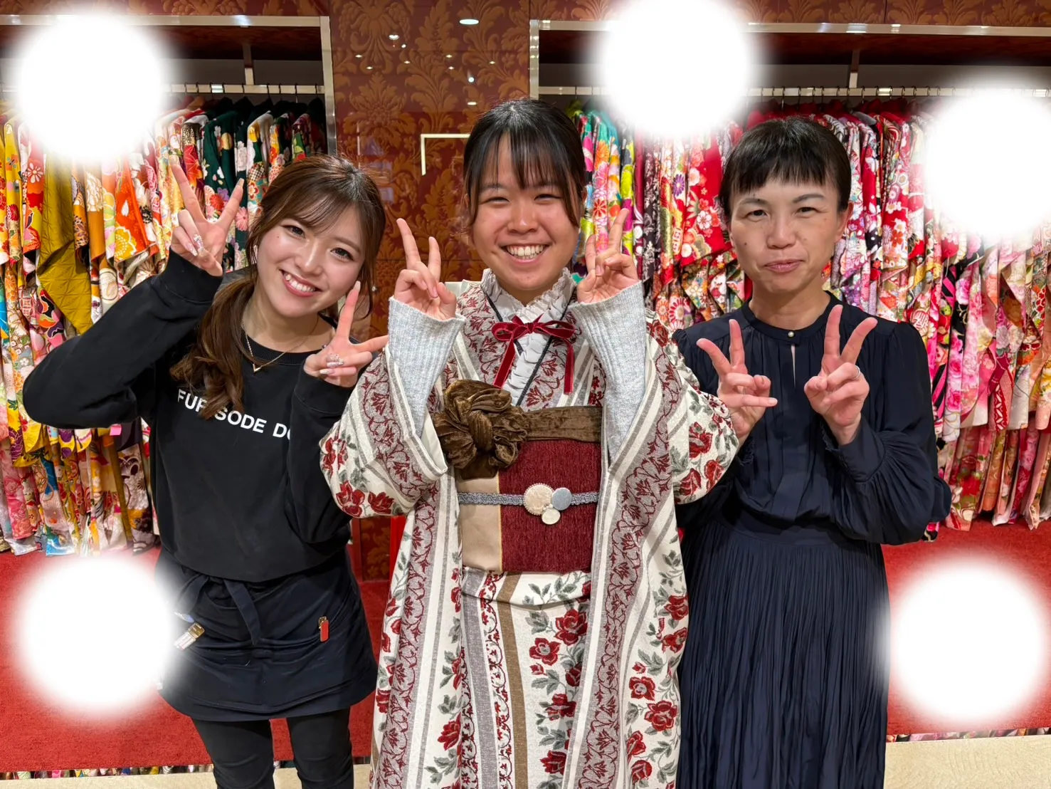 成人式 前撮り 梅田 袴 くすみカラー かわいい イマドキ 淡色 古典 タカゼン 撮影