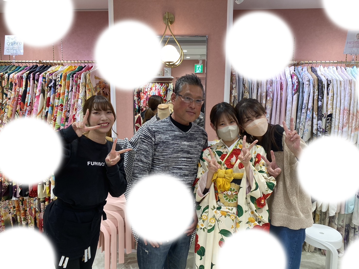 【TAKAZEN姫路店】♡30日 2025年成人のイマドキ可愛いポップなレトロな振袖姫ちゃん♡
