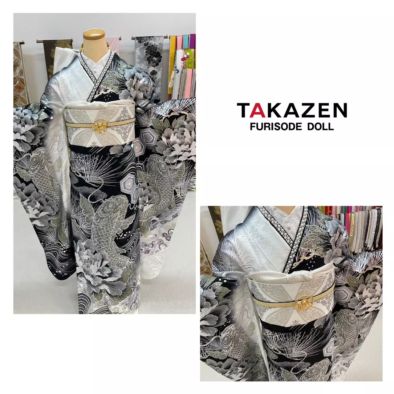 TAKAZEN神戸店　キラキラ　派手派手　ジャパンモード鯉