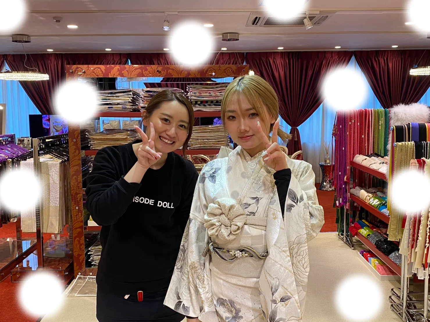 成人式 振袖レンタル 袴レンタル 前撮り 紺色 かわいい 安い 白 ヘップバーン