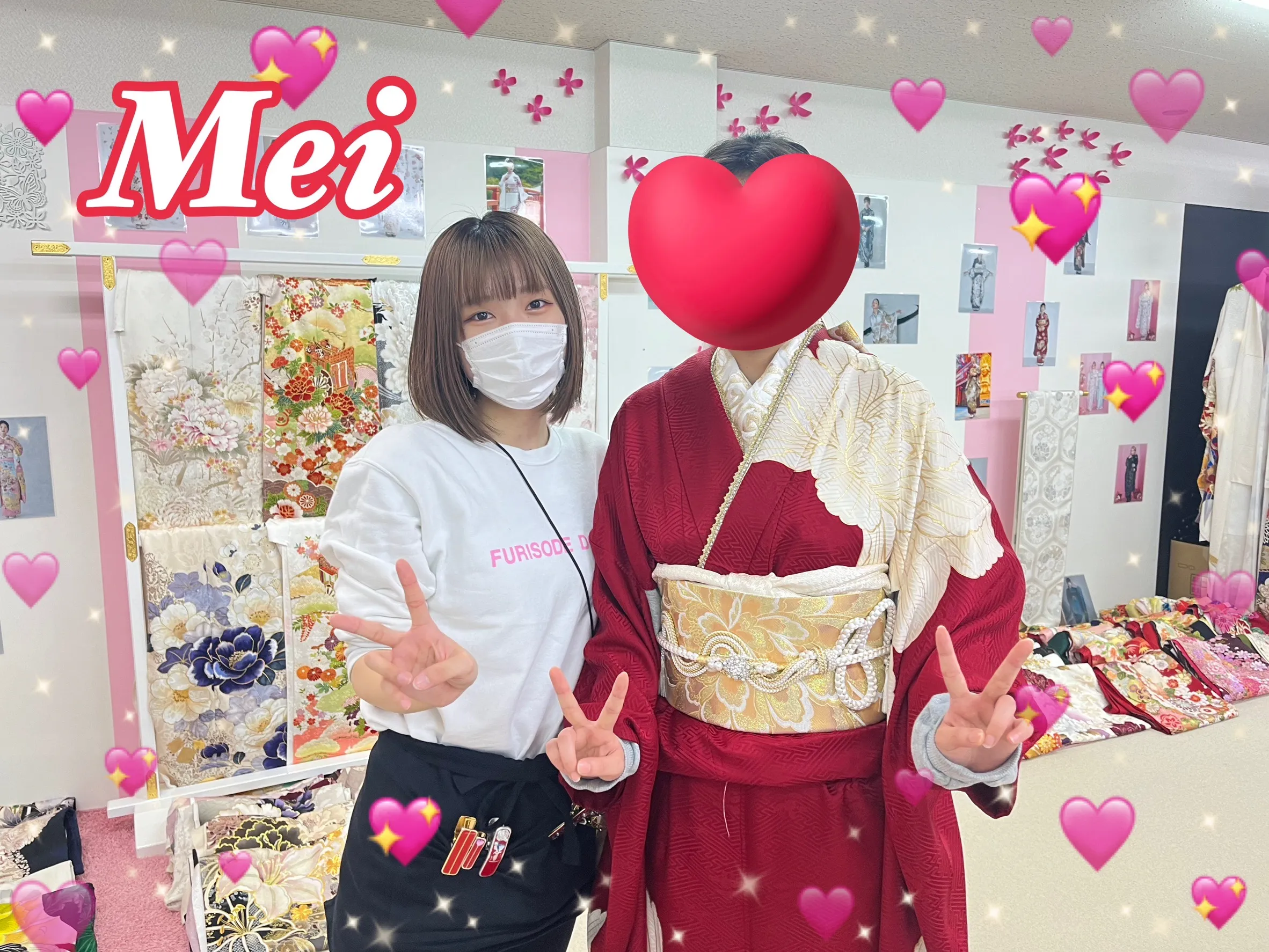 振袖 レンタル 奈良 振袖安い ジャパンモード 赤/白 ワンポイント柄/牡丹柄 シンプル 渋い 綺麗な振袖