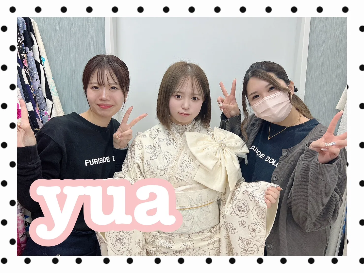 【TAKAZEN橿原店】30日♡2025年成人の最新作ヘップバーンシュシュお振袖姫ちゃん&シンプルで大人っぽいヴィンテージお振袖姫ちゃん♡