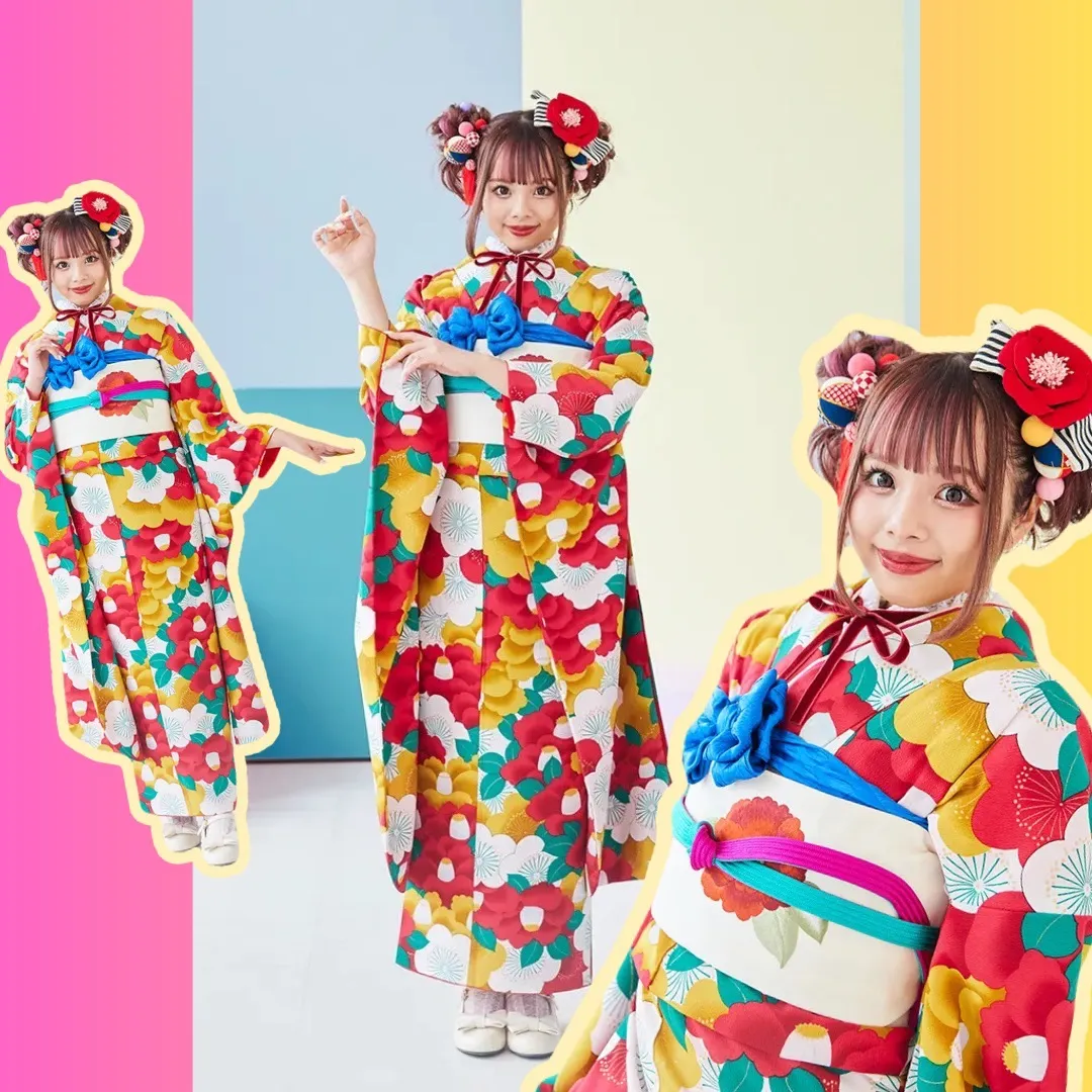 振袖レンタル 奈良 橿原 かわいい おしゃれ 個性派 かわいい かっこいい くすみ イマドキ