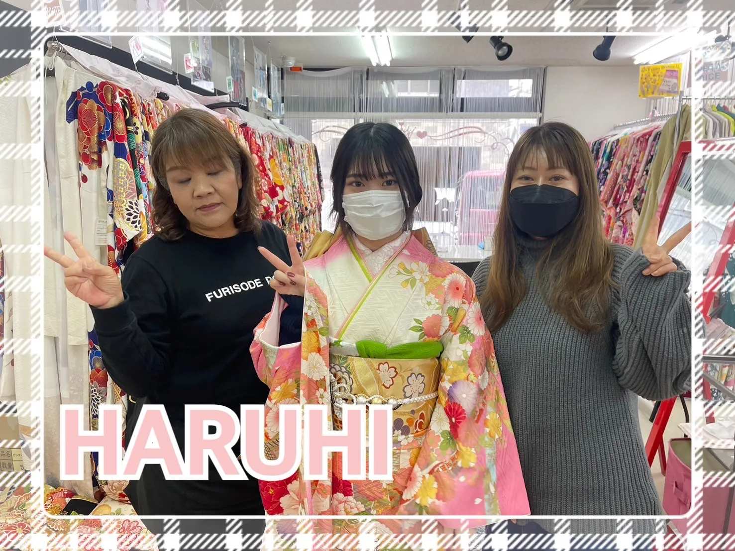 振袖 レンタル 奈良 振袖安い 正統派古典 ピンク色 かわいい 差し色