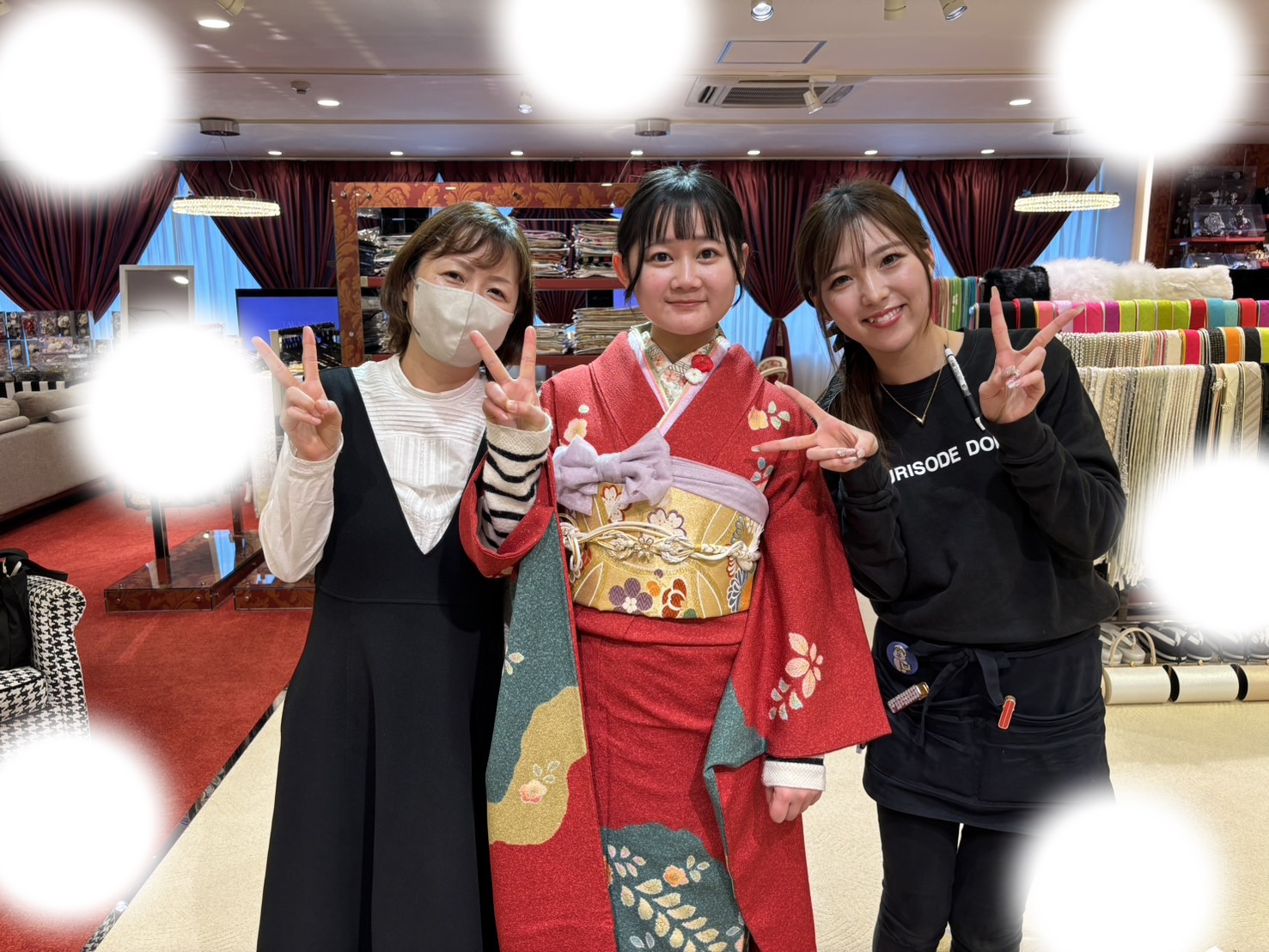 成人式 前撮り 梅田 袴 くすみカラー かわいい イマドキ 淡色 古典 タカゼン 撮影