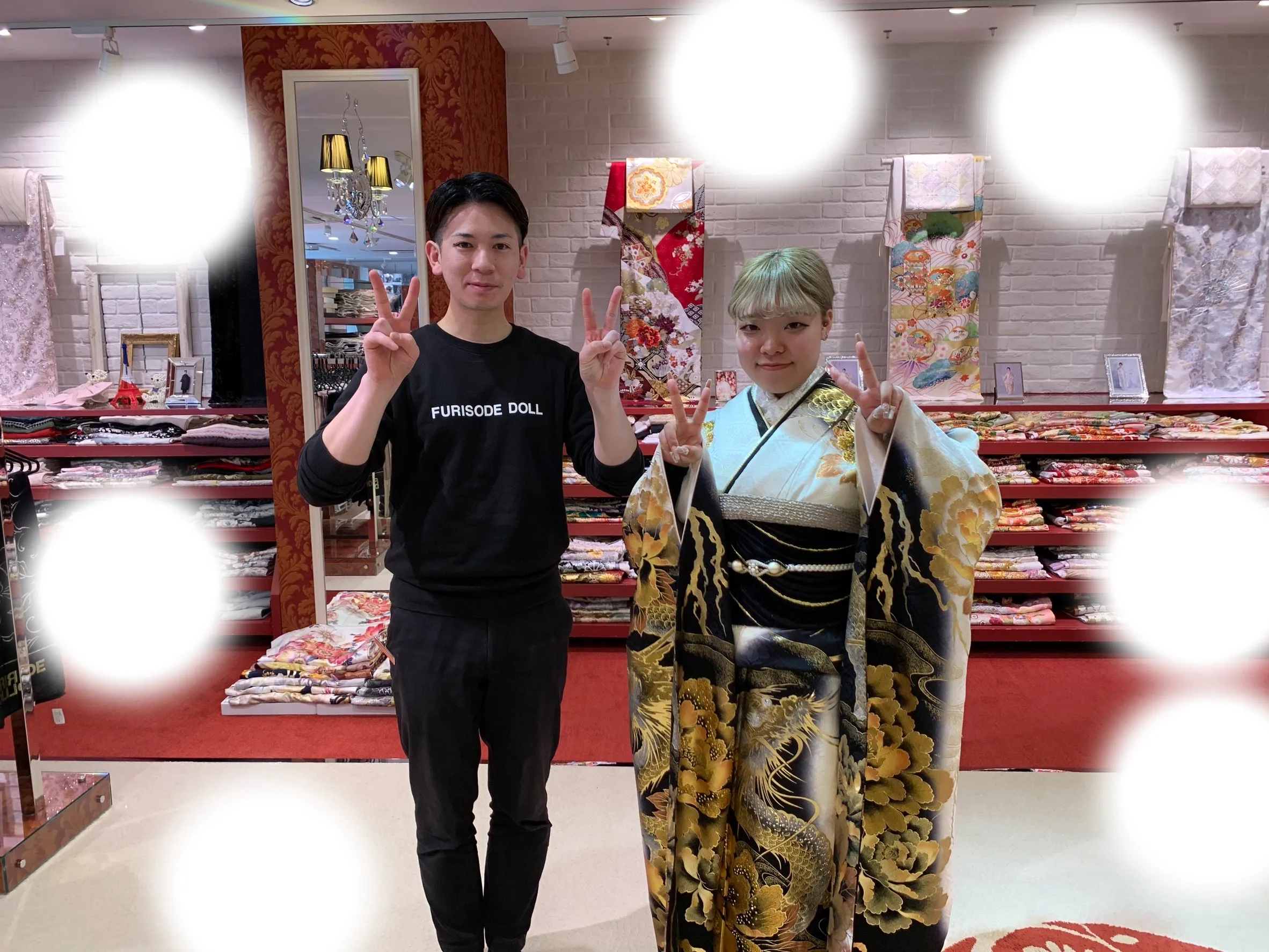成人式 前撮り 梅田 袴 くすみカラー かわいい イマドキ 淡色 古典 タカゼン 撮影