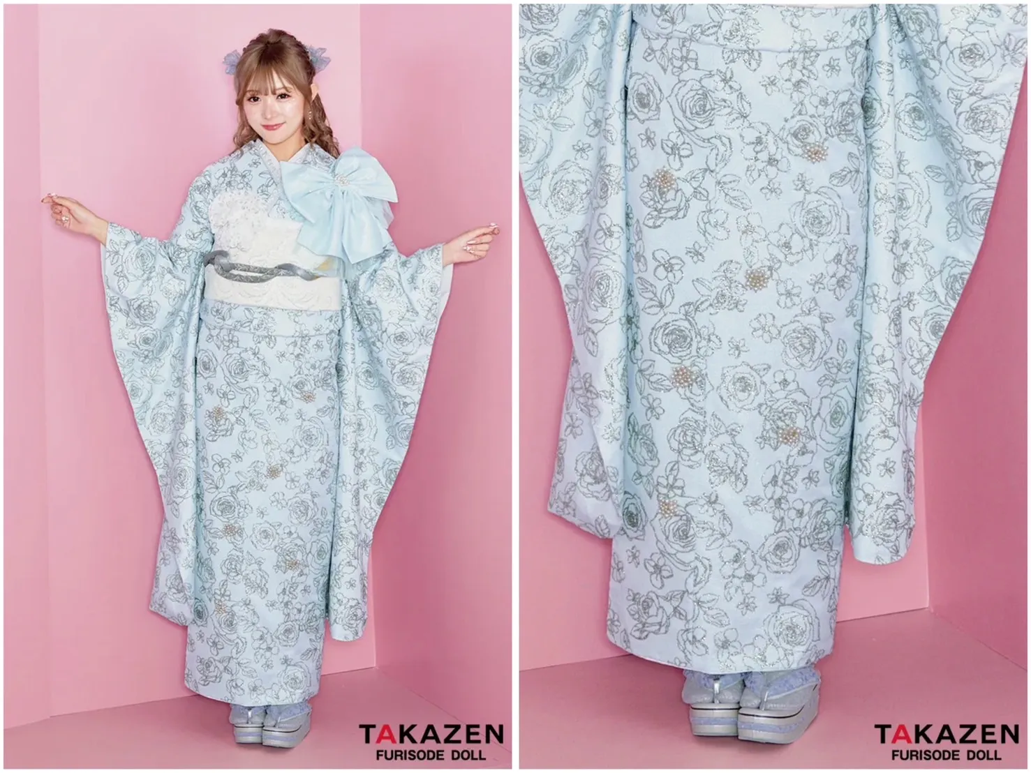 成人式　振袖レンタル　TAKAZENオリジナル　グリッター　キラキラ　イマドキ