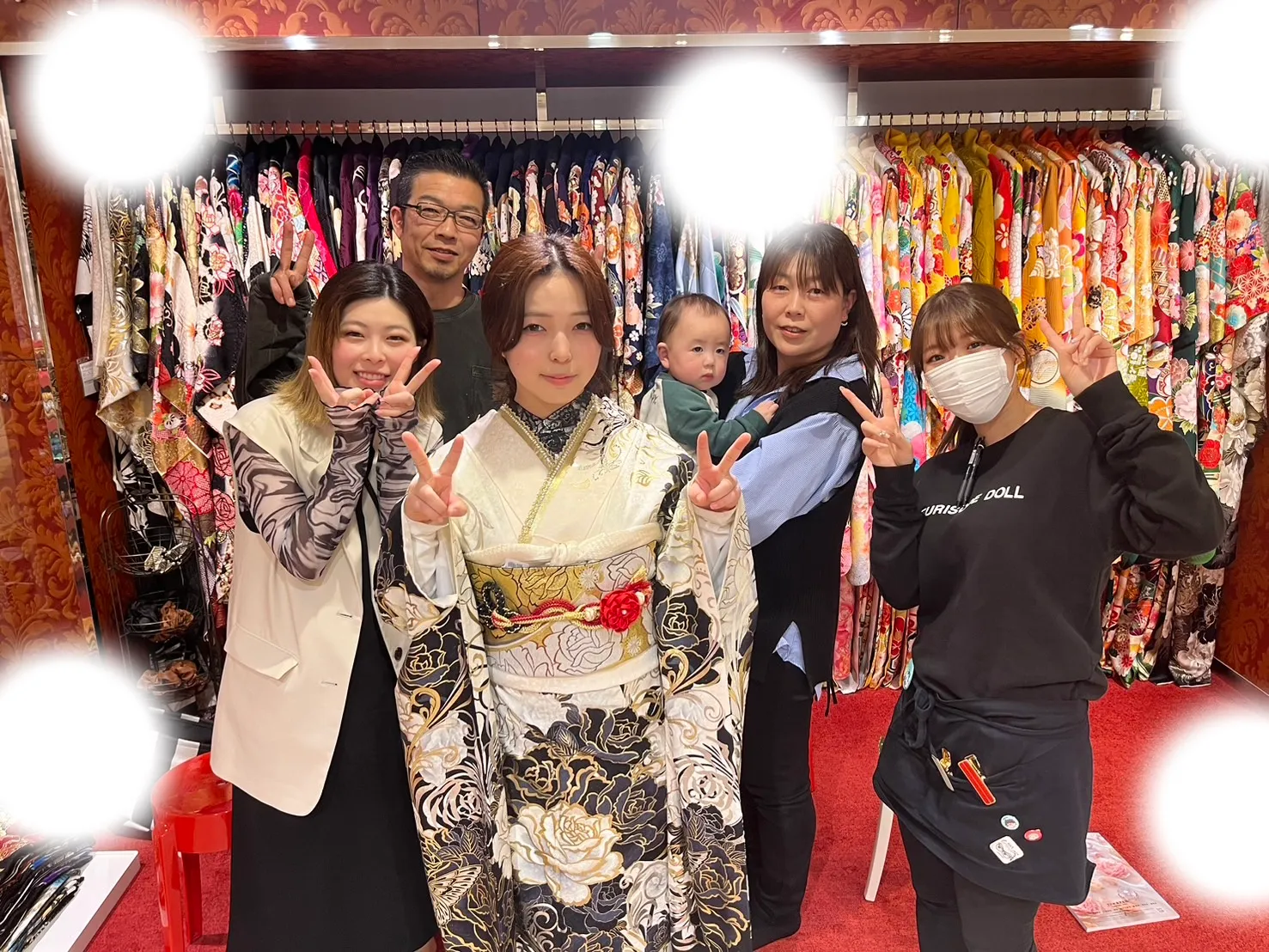 成人式 前撮り 梅田 袴 くすみカラー かわいい イマドキ 淡色 古典 タカゼン 撮影