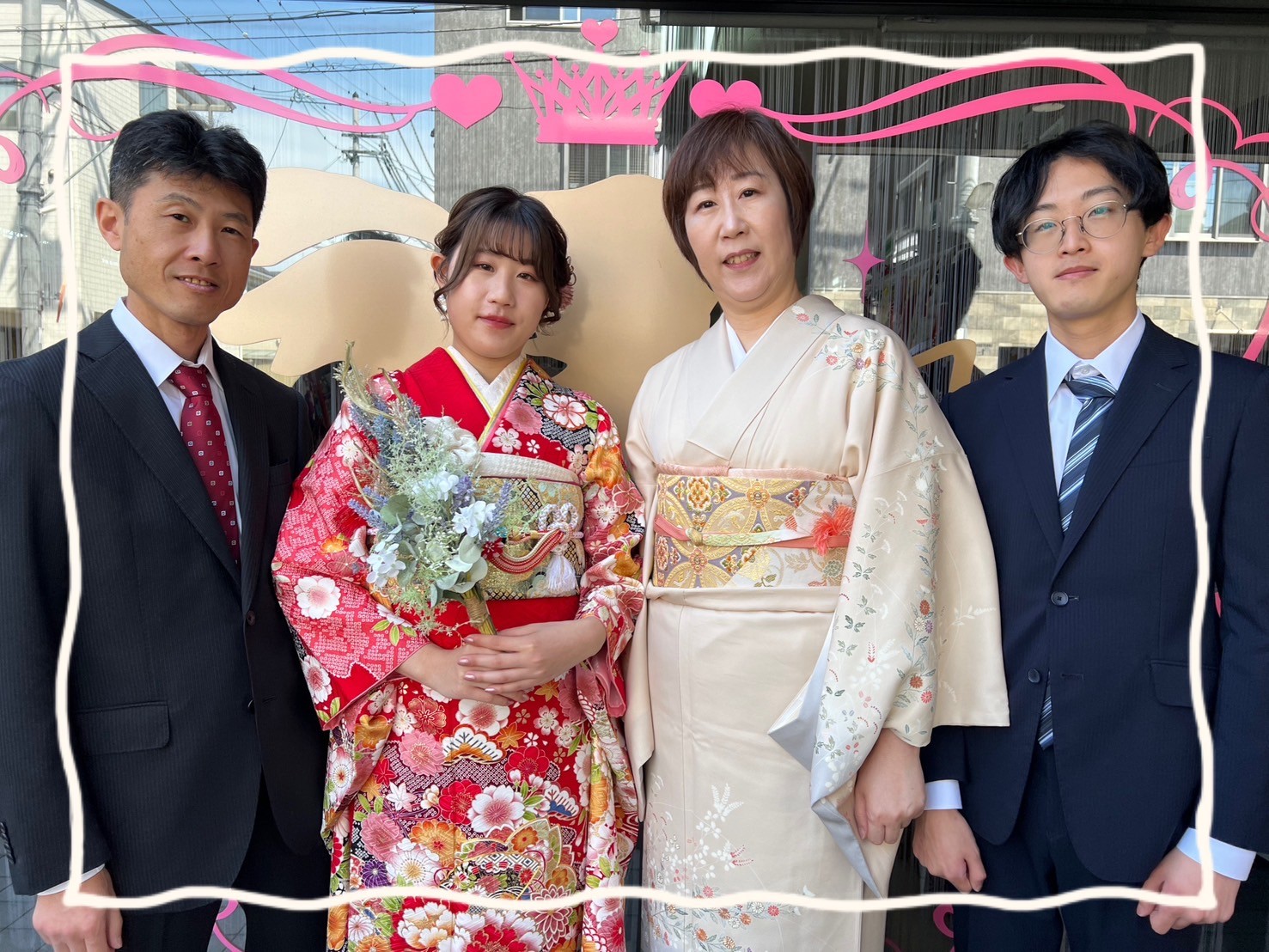 成人式 振袖 前撮り撮影会 正統派古典 赤 可愛い 華やか