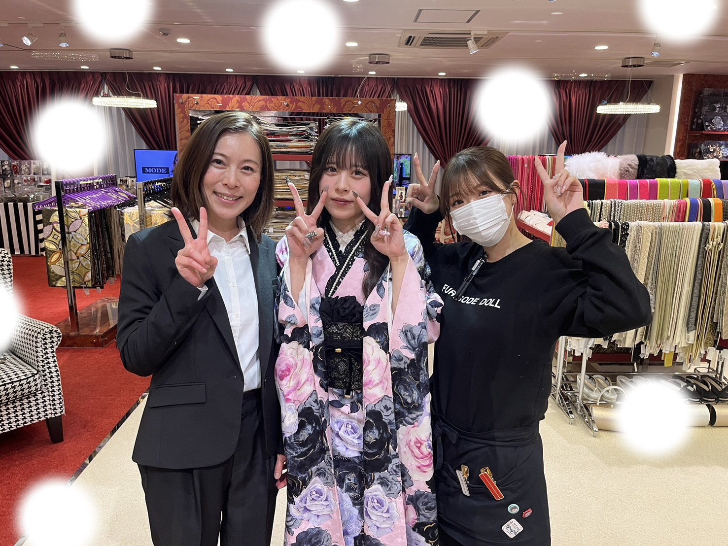 成人式 ピンク 梅田