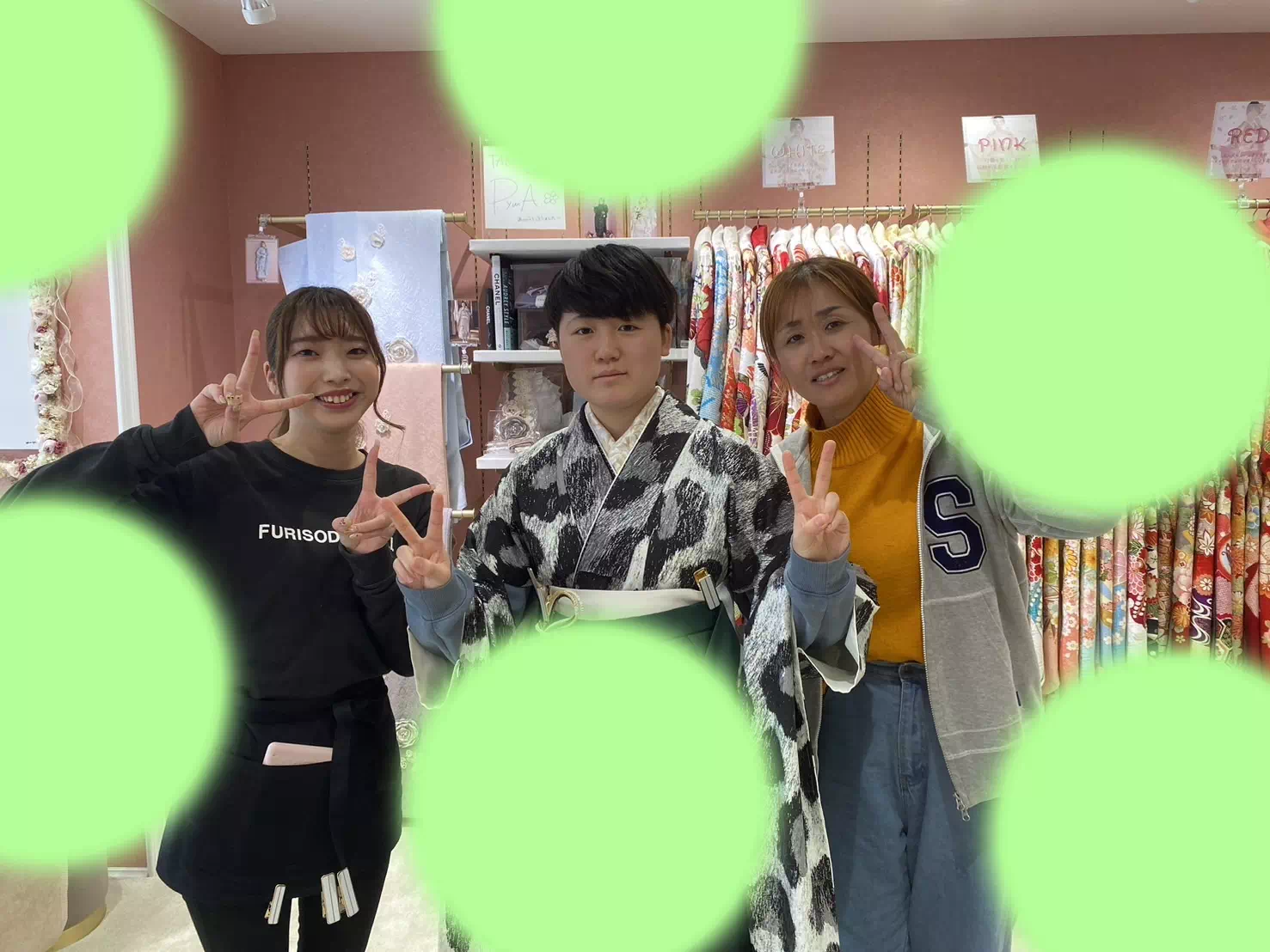 【TAKAZEN姫路店】♡5日 アンティーク調のヒョウ柄の新作振袖レンタルが可愛い明石市成人式姫ちゃん♡