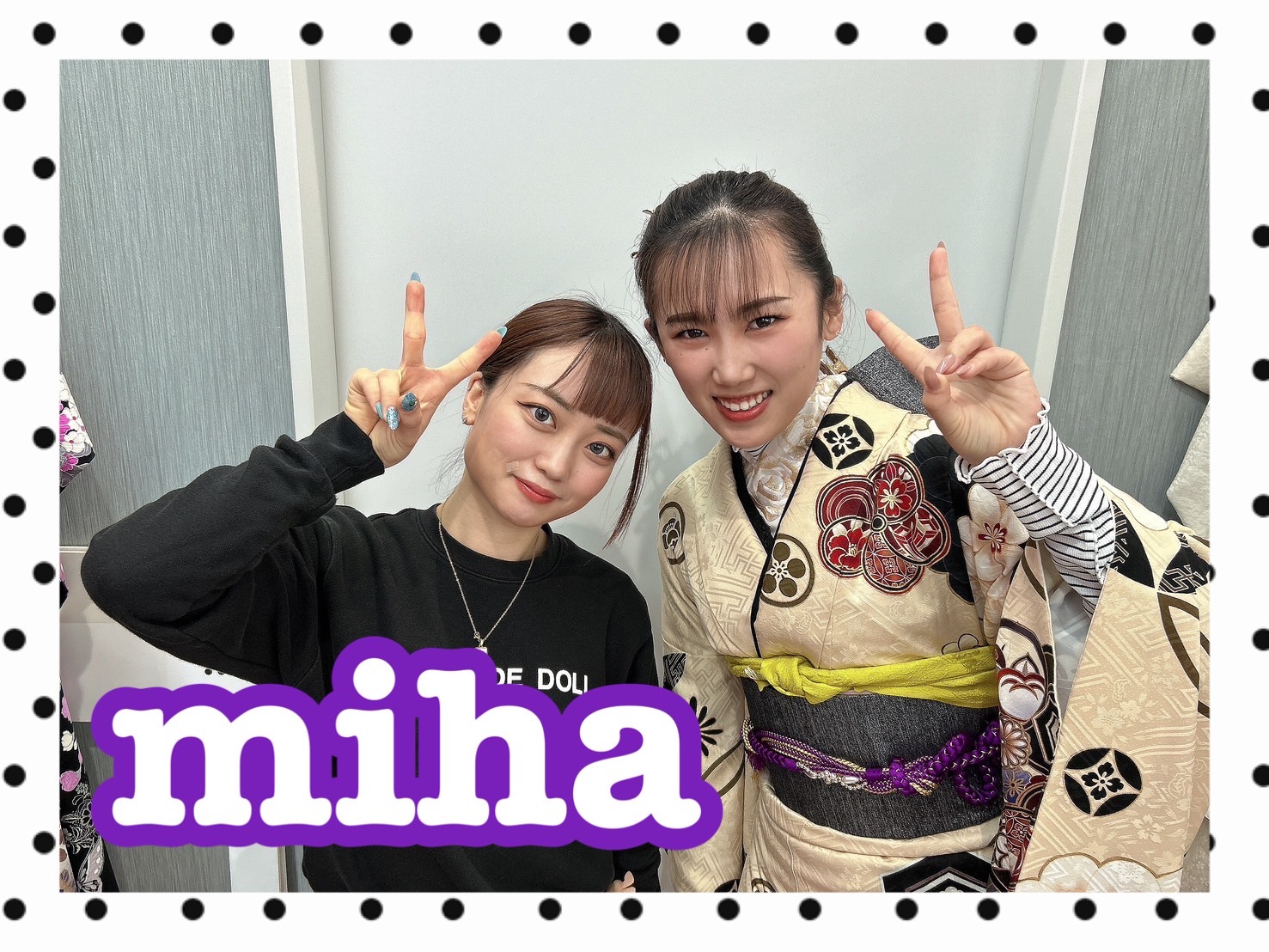 【TAKAZEN橿原店】7日♡2回目レンタルのくすみベージュがお洒落なお振袖姫ちゃん&2027年成人のイマドキお洒落なツートンカラーお振袖姫ちゃん♡