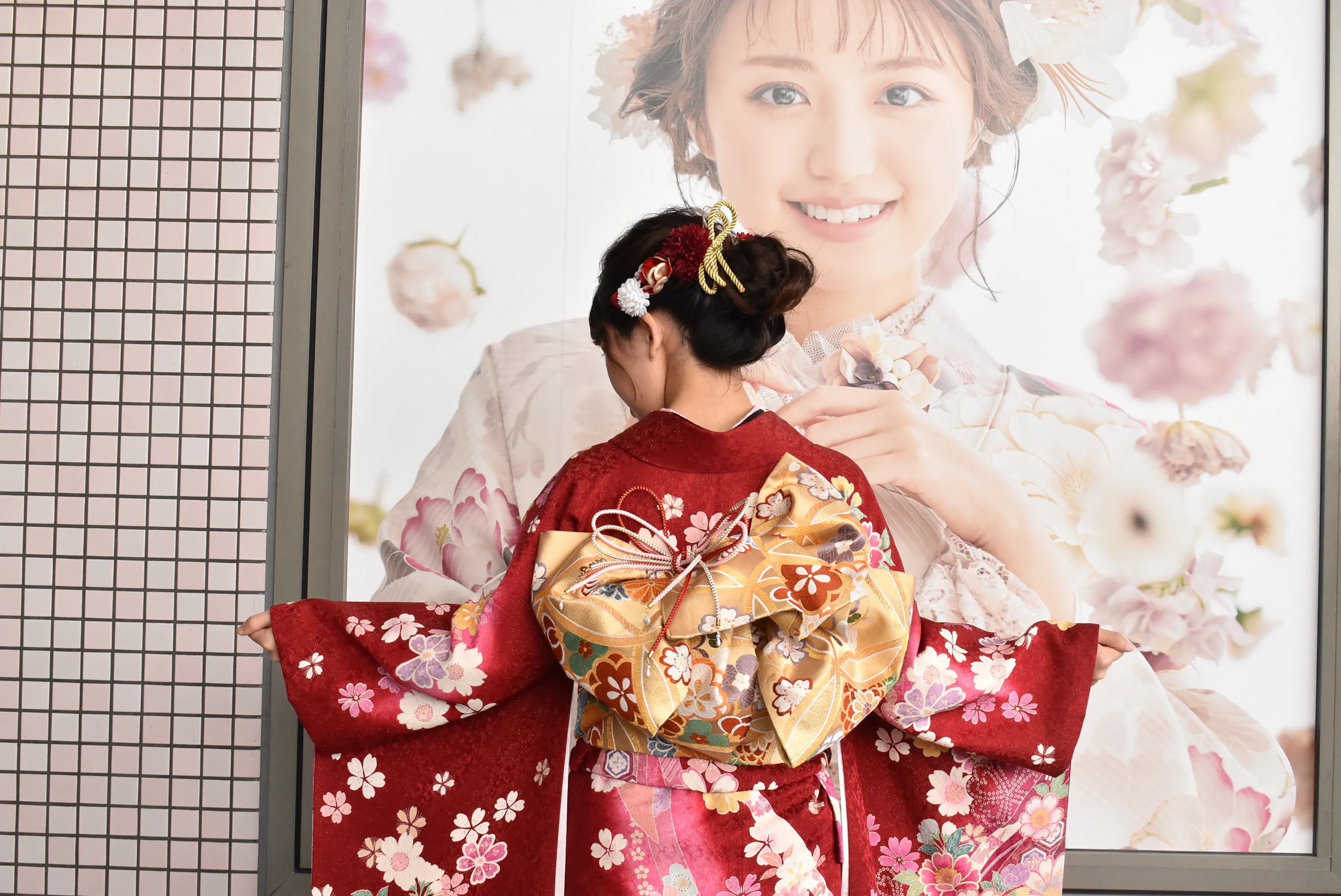 振袖　前撮り撮影会　TAKAZEN堺店
