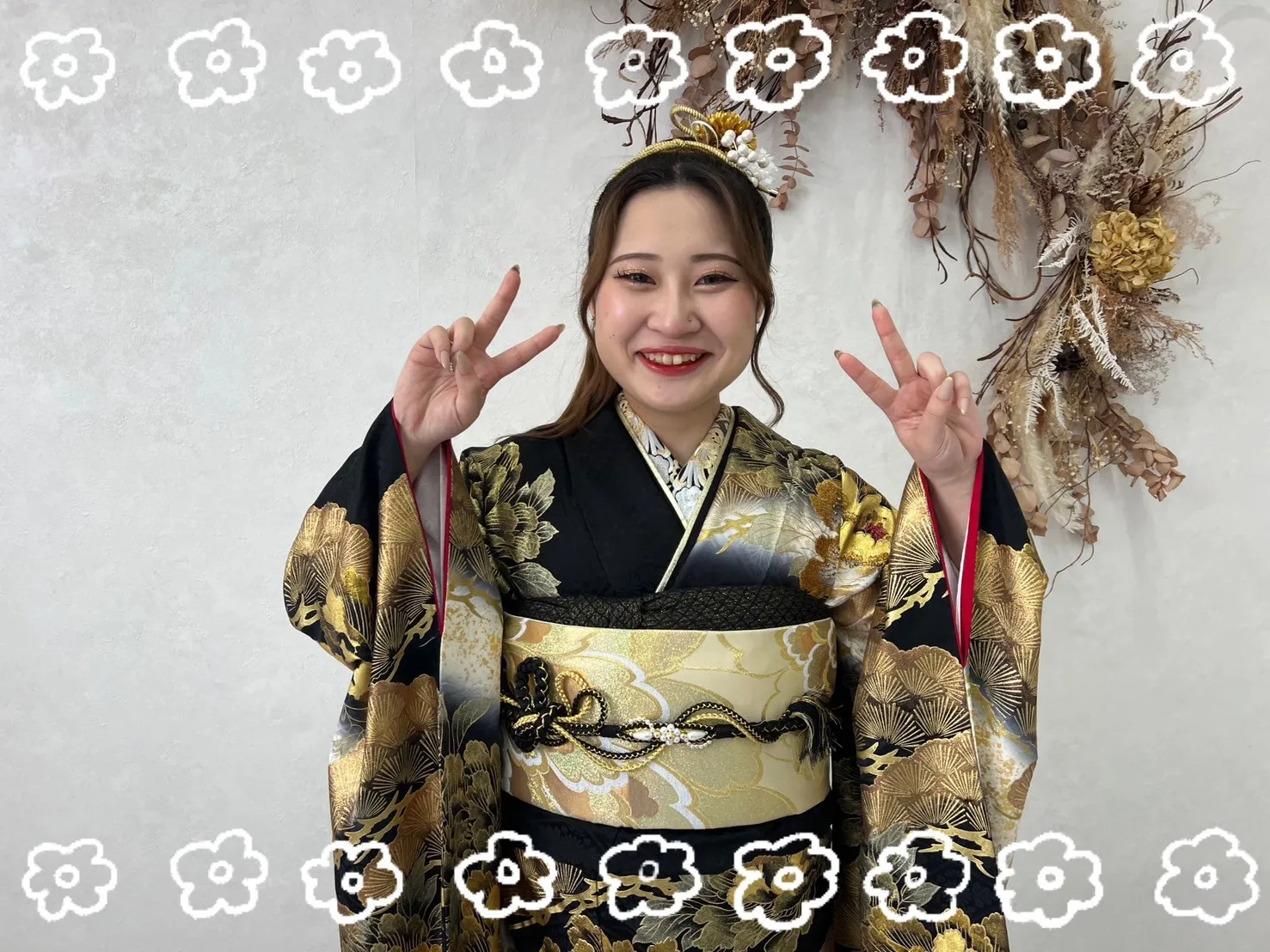 振袖レンタル 奈良 橿原 かわいい おしゃれ 個性派 かわいい かっこいい くすみ イマドキ