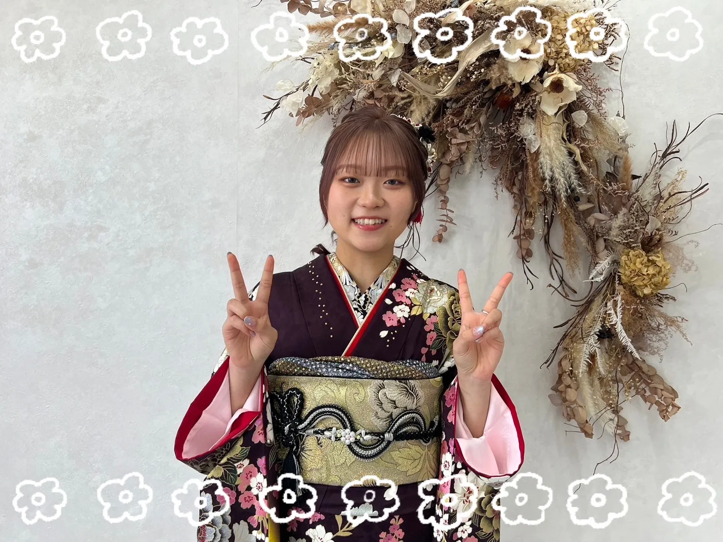 振袖レンタル 奈良 橿原 かわいい おしゃれ 個性派 かわいい かっこいい くすみ イマドキ
