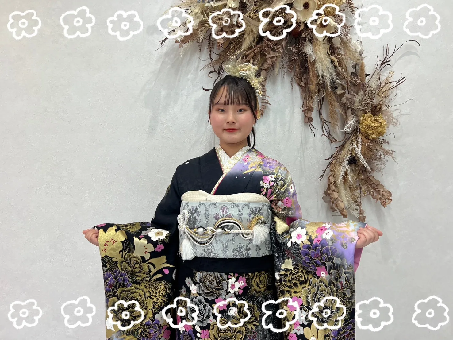 振袖 レンタル 前撮り 撮影会 可愛い おしゃれ かっこいい イマドキ くすみ