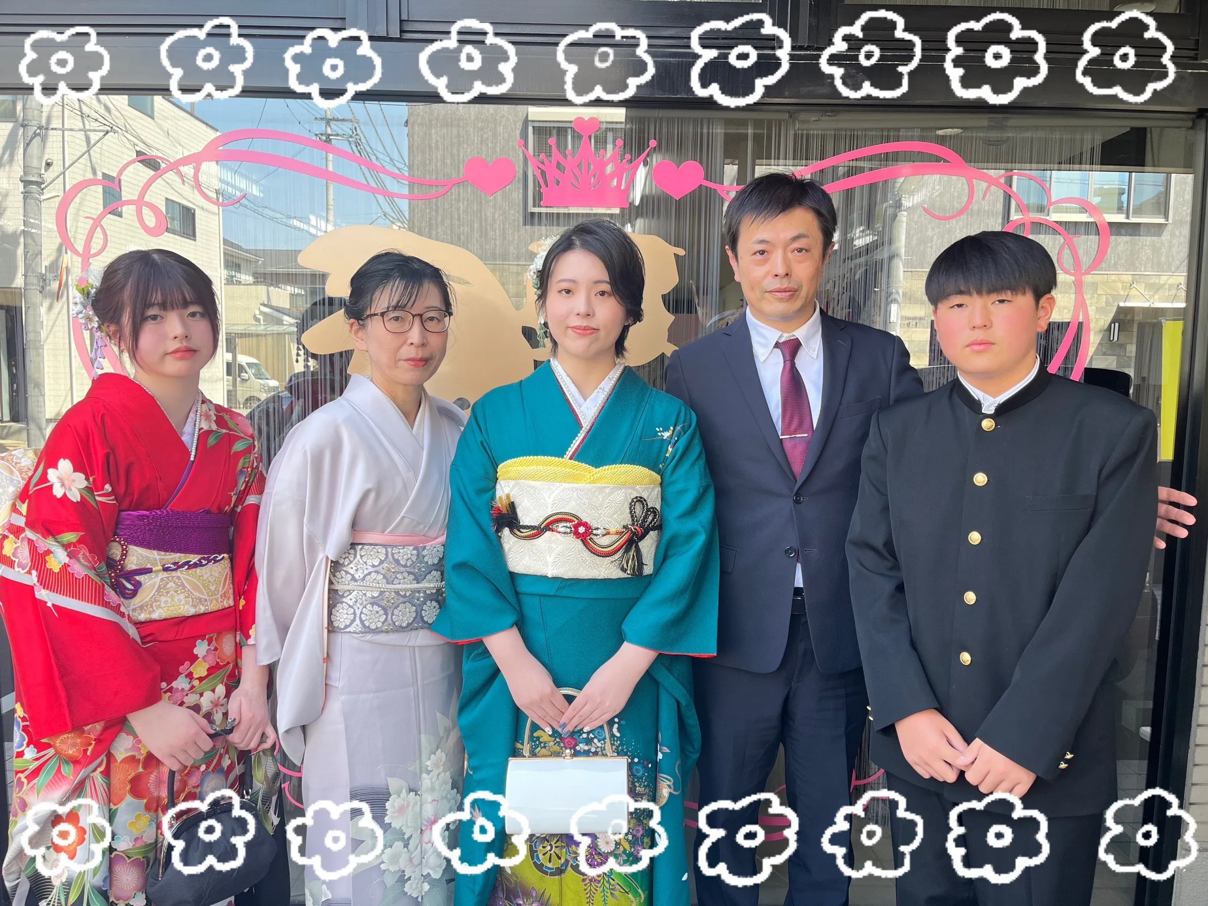 成人式 振袖 前撮り撮影会 奈良 持ち込み 可愛い 綺麗 緑 シンプル
