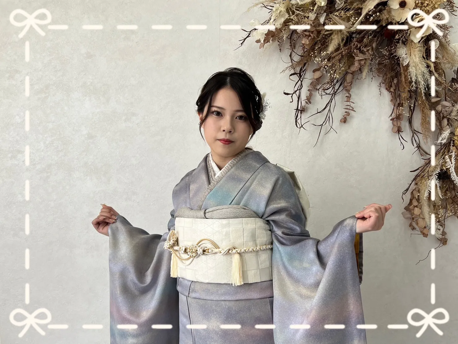 振袖 レンタル 前撮り 撮影会 可愛い おしゃれ かっこいい イマドキ くすみ