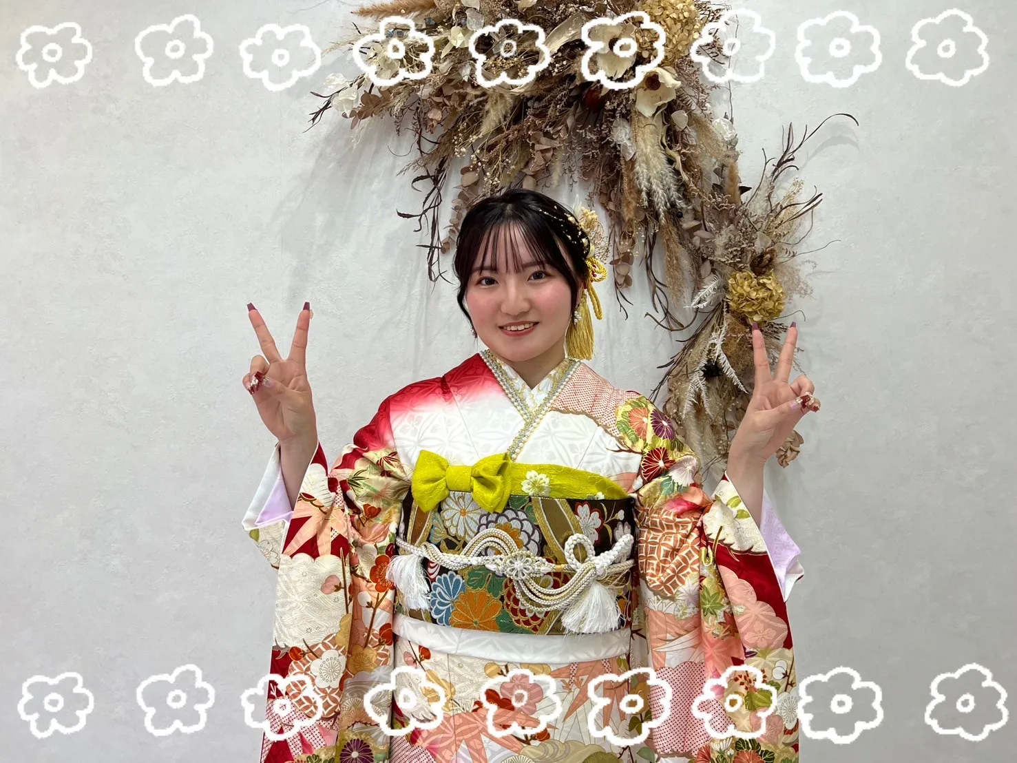 振袖レンタル 奈良 橿原 かわいい おしゃれ 個性派 かわいい かっこいい くすみ イマドキ
