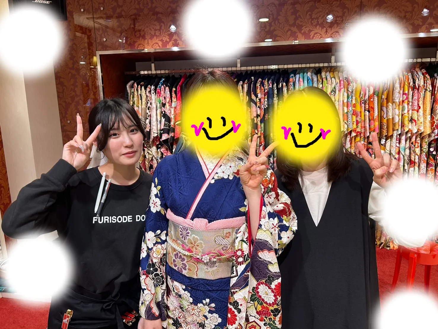 成人式 前撮り 梅田 袴 くすみカラー かわいい イマドキ 淡色 古典 タカゼン 撮影