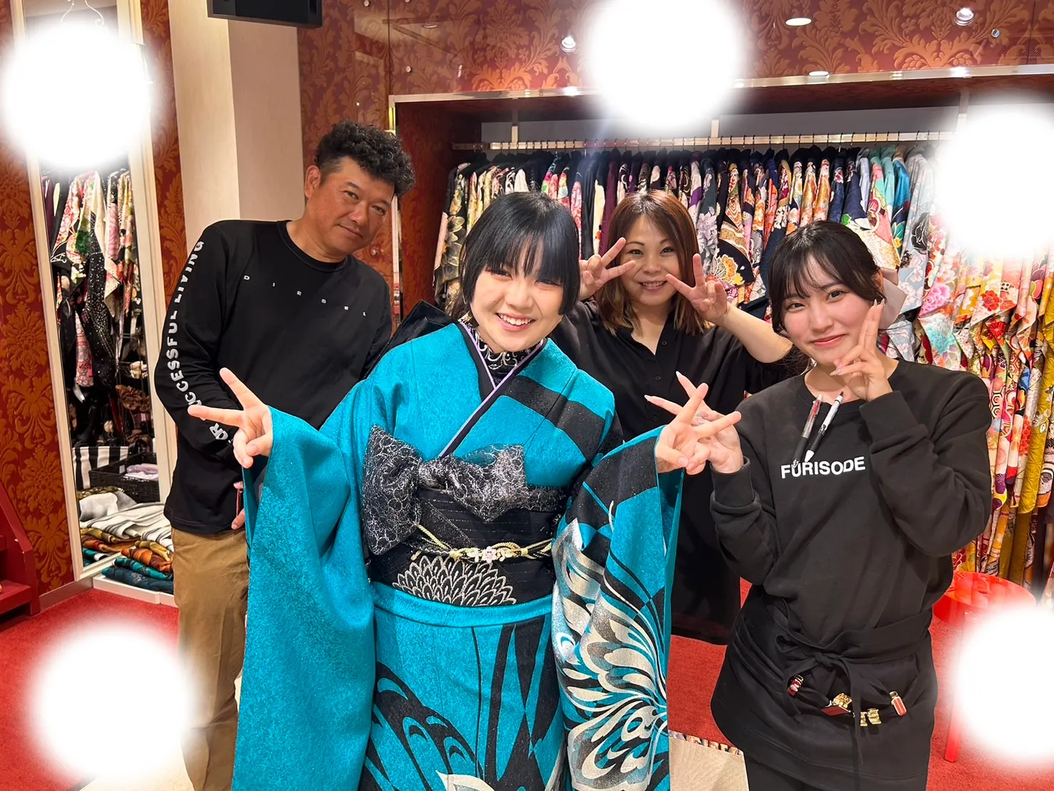 成人式 前撮り 梅田 袴 くすみカラー かわいい イマドキ 淡色 古典 タカゼン 撮影