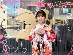 振袖 レンタル 奈良 前撮り 正統派古典 赤/黒/白 御所車柄/牡丹柄 人気 上品 可愛い