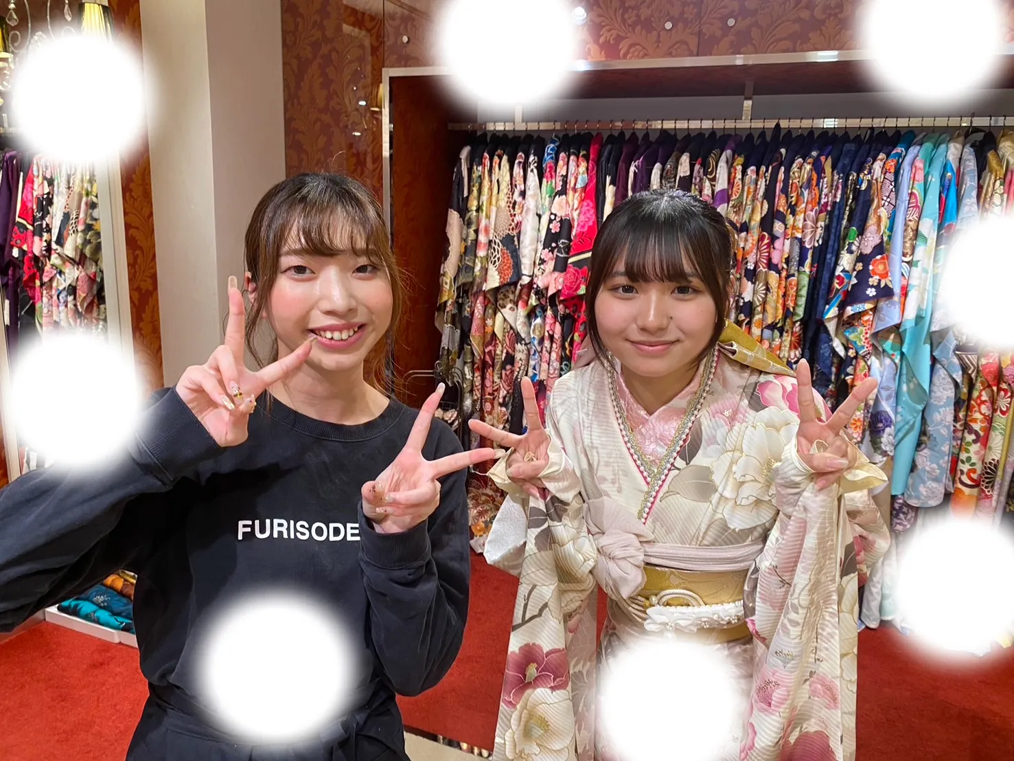 成人式 前撮り 梅田 くすみガーリー