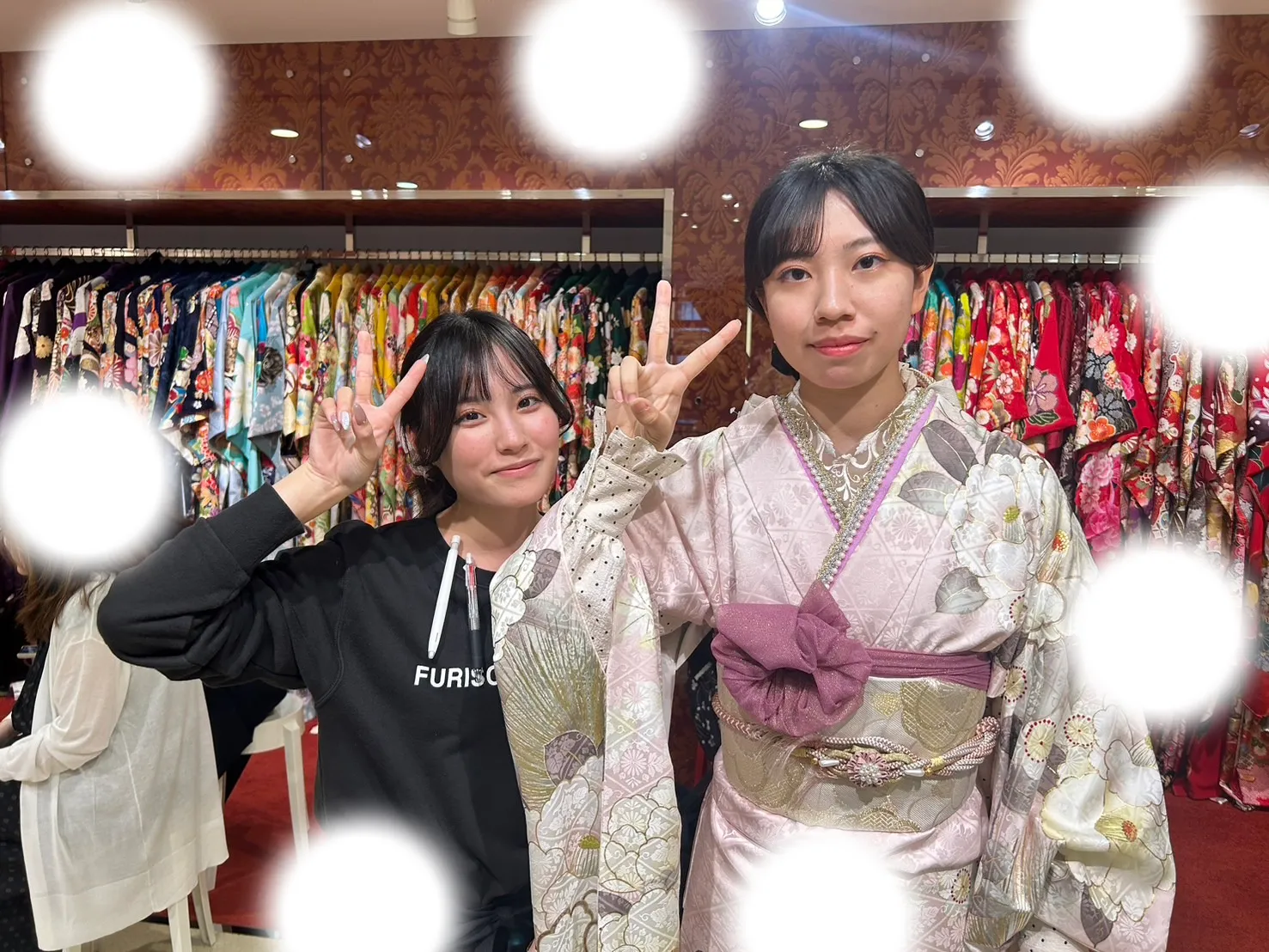 成人式 前撮り 梅田 くすみ古典
