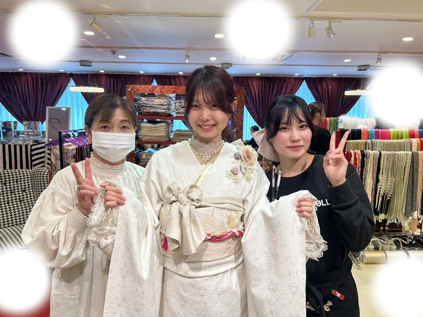 成人式 前撮り 梅田 袴 くすみカラー かわいい イマドキ 淡色 古典 タカゼン 撮影