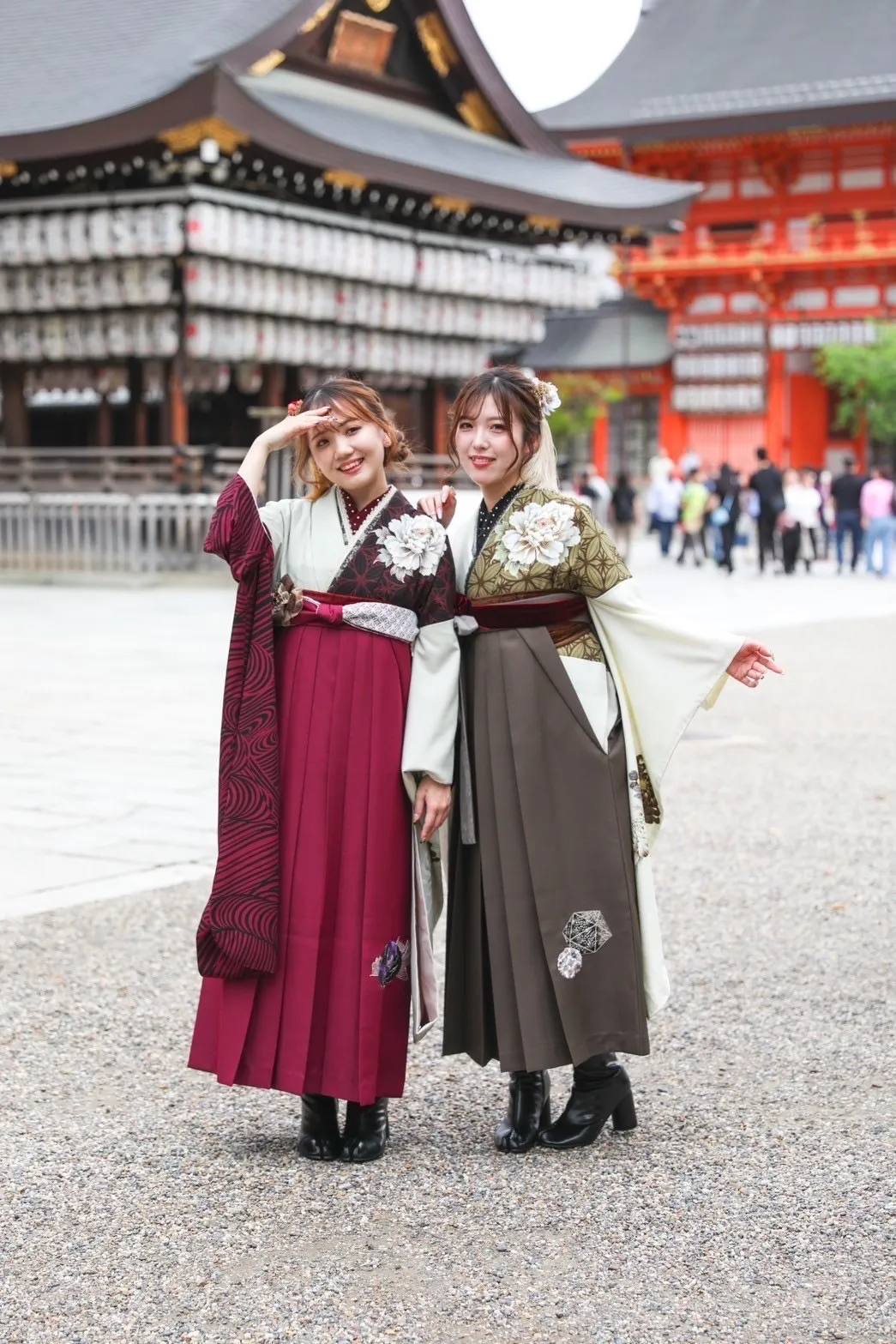 振袖レンタル 奈良 橿原 かわいい おしゃれ 個性派 かわいい かっこいい くすみ イマドキ 袴 かわいい袴