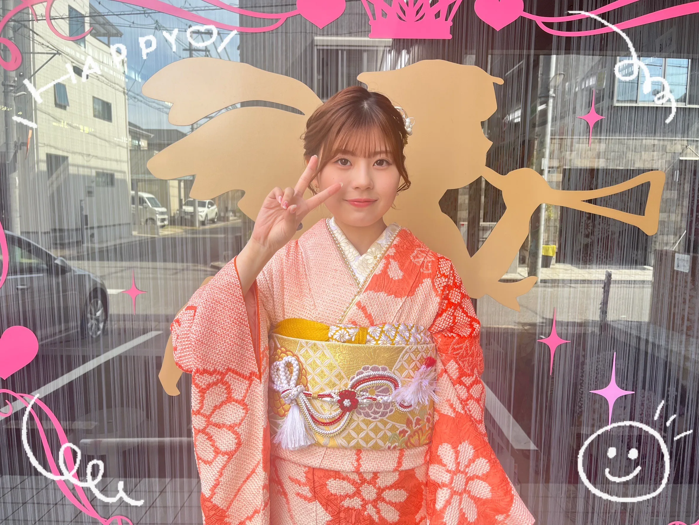 振袖 レンタル 奈良 振袖安い 可愛い 持ち込み 古典 赤 朱色 白 華やか