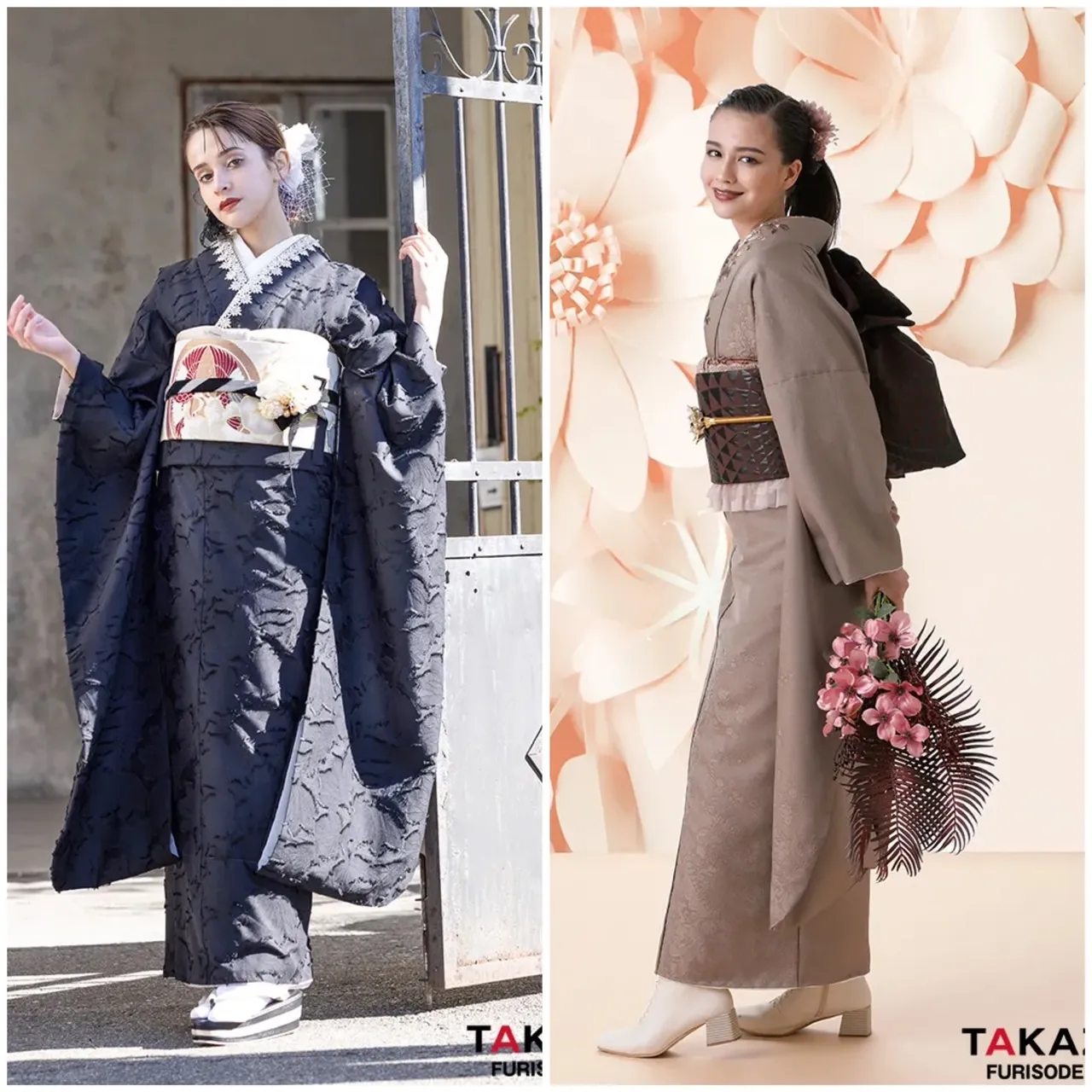 振袖レンタル 奈良 橿原 かわいい おしゃれ 個性派 かわいい かっこいい くすみ イマドキ