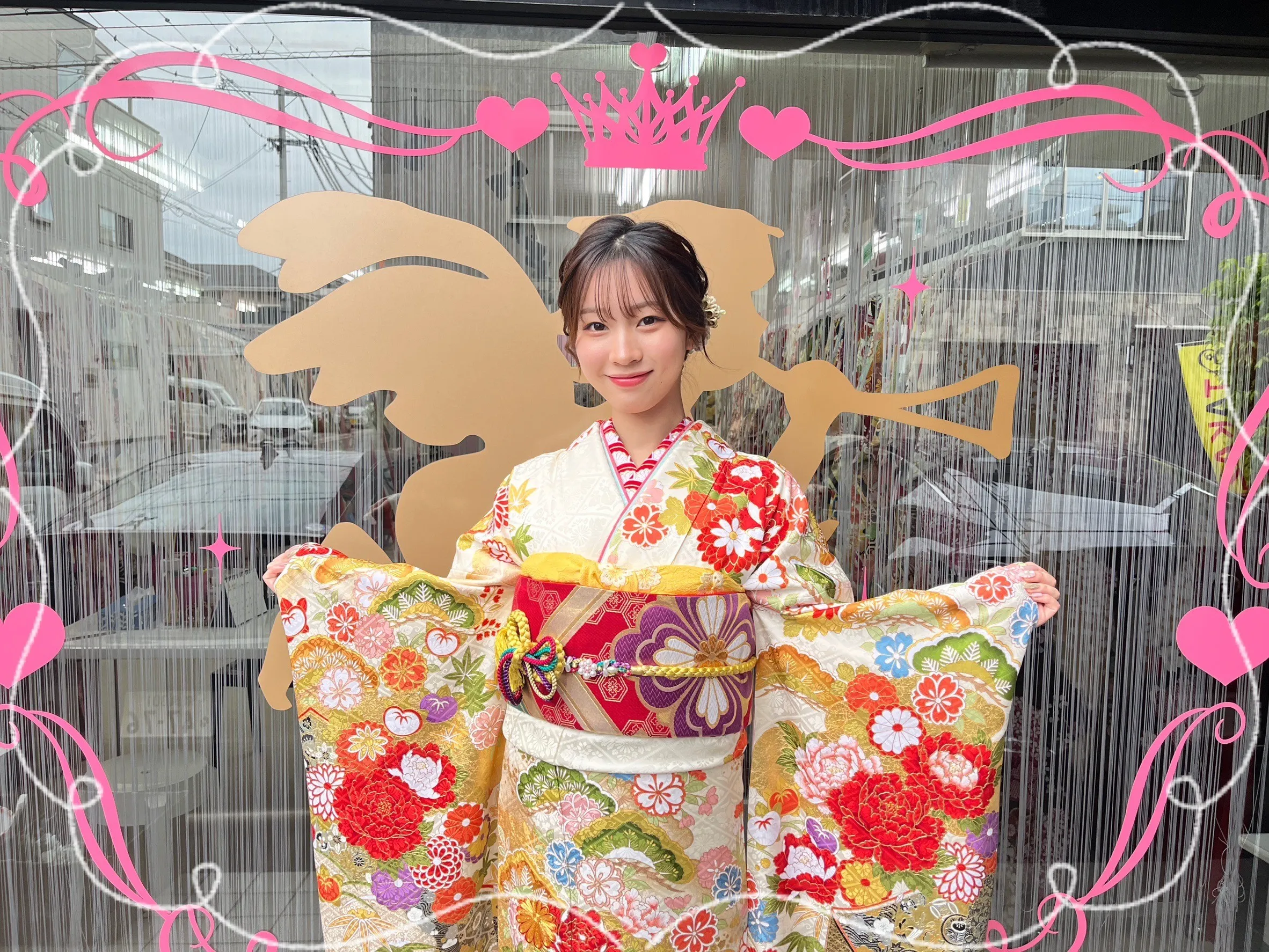 振袖 レンタル 奈良 級正統派古典 白金/ゴールド(金色) 牡丹柄 上品 桂由美プレミアム 金駒刺繍 大人っぽい振袖