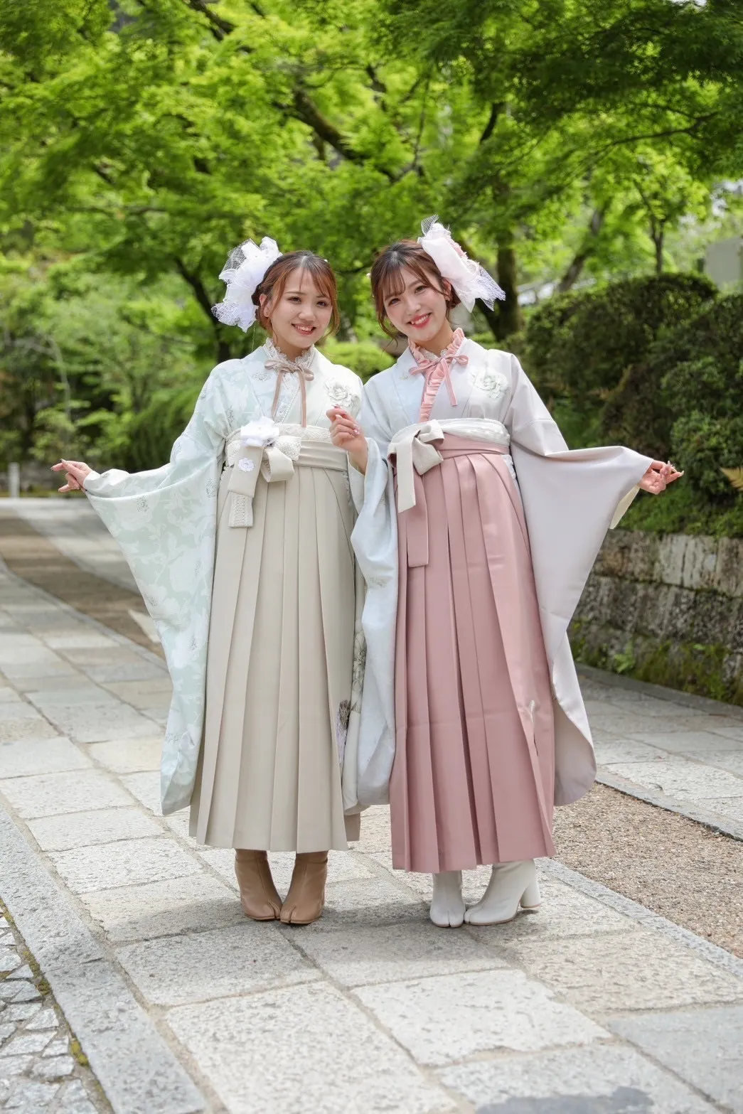 振袖レンタル 奈良 橿原 かわいい おしゃれ 個性派 かわいい かっこいい くすみ イマドキ 袴 かわいい袴
