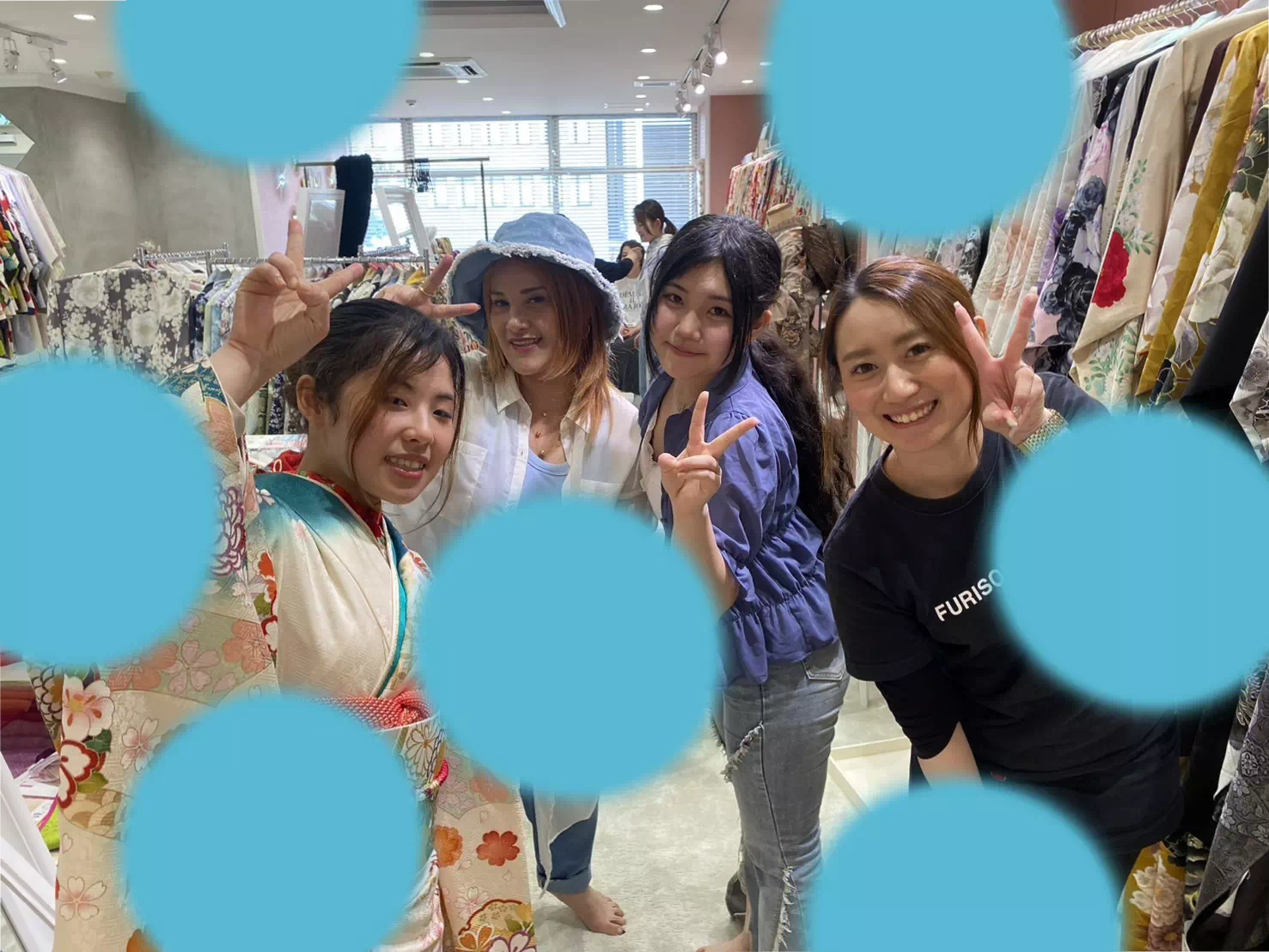 【TAKAZEN姫路店】♡26日 白×緑の正統派古典の王道古典柄の大人気振袖姫ちゃん♡