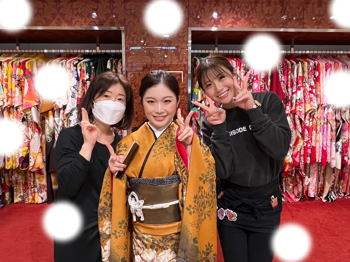 成人式 前撮り 梅田 袴 くすみカラー かわいい イマドキ 淡色 古典 タカゼン 撮影