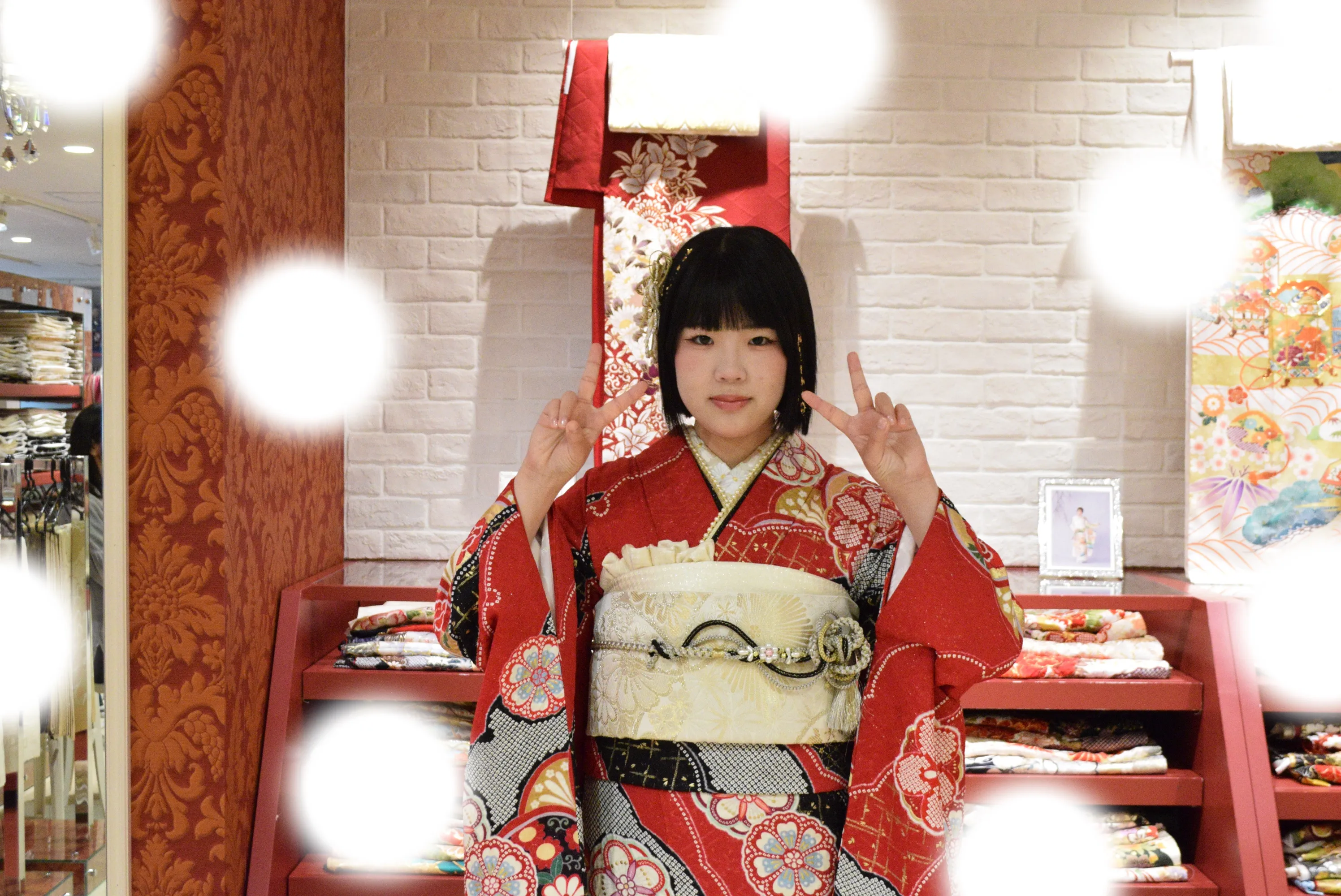 成人式　前撮り　梅田　袴　くすみカラー　かわいい　イマドキ　淡色　古典　タカゼン　撮影